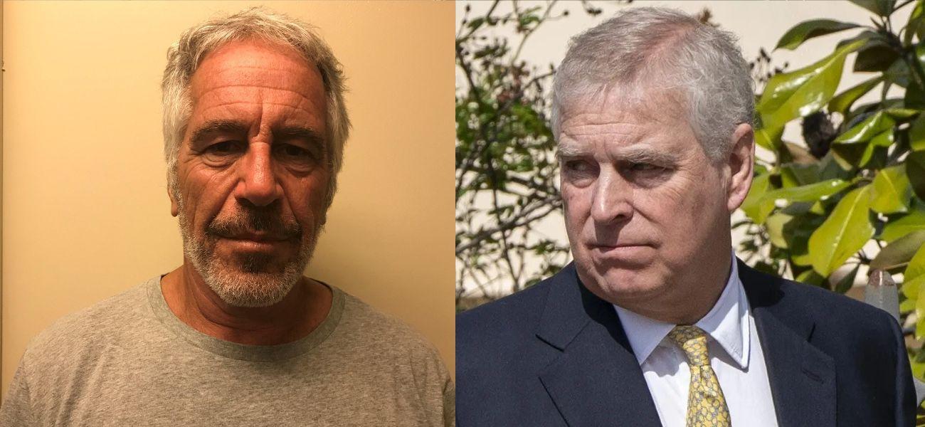 Jeffrey Epstein, Prince Andrew photo collage