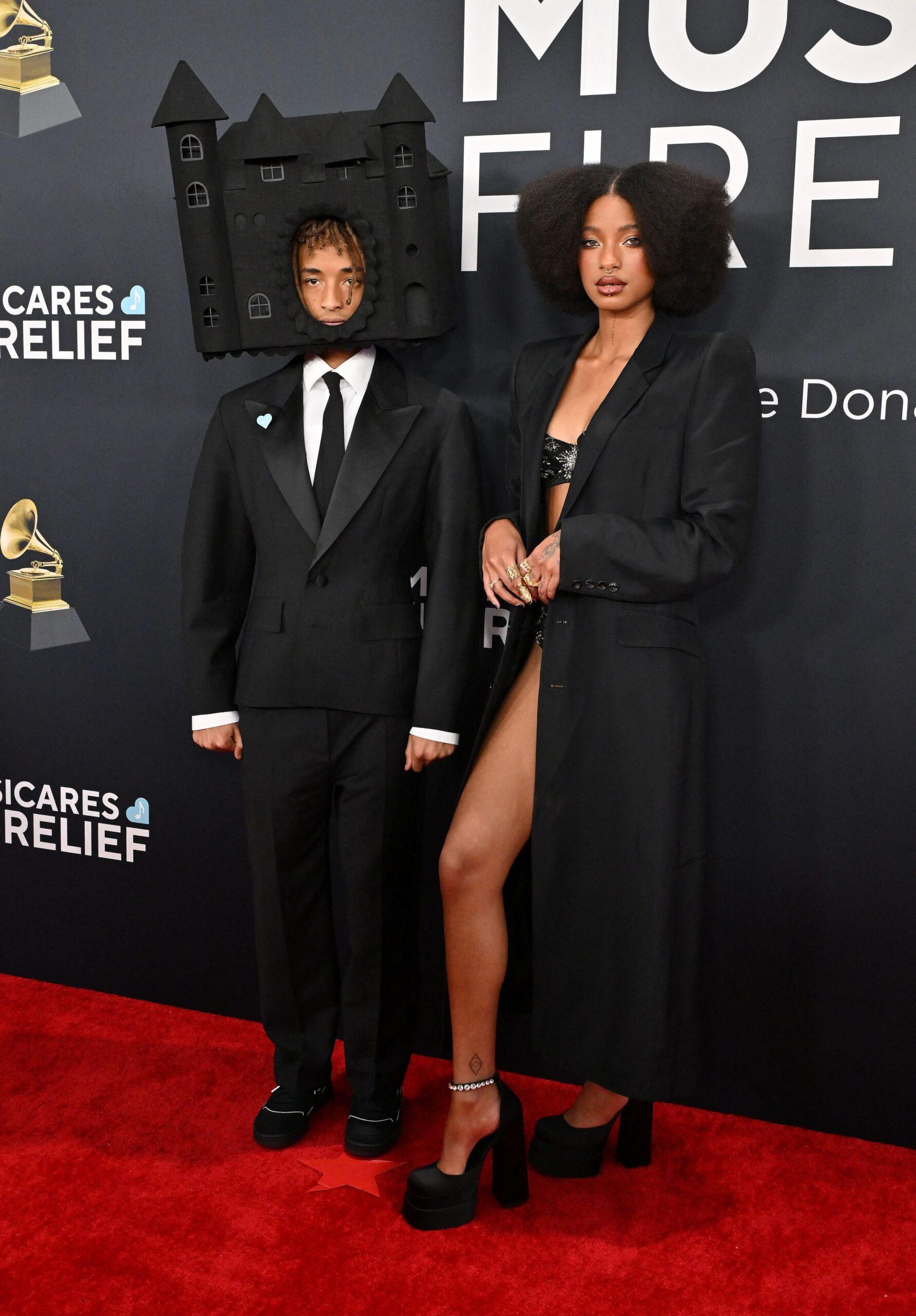 Jaden Smith and Willow Smith at the 67th Annual Grammy Awards