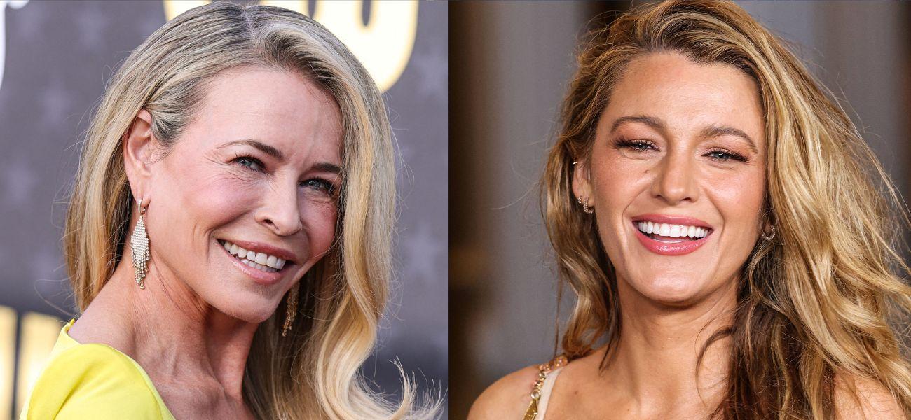 Chelsea Handler (left) Blake Lively (right)