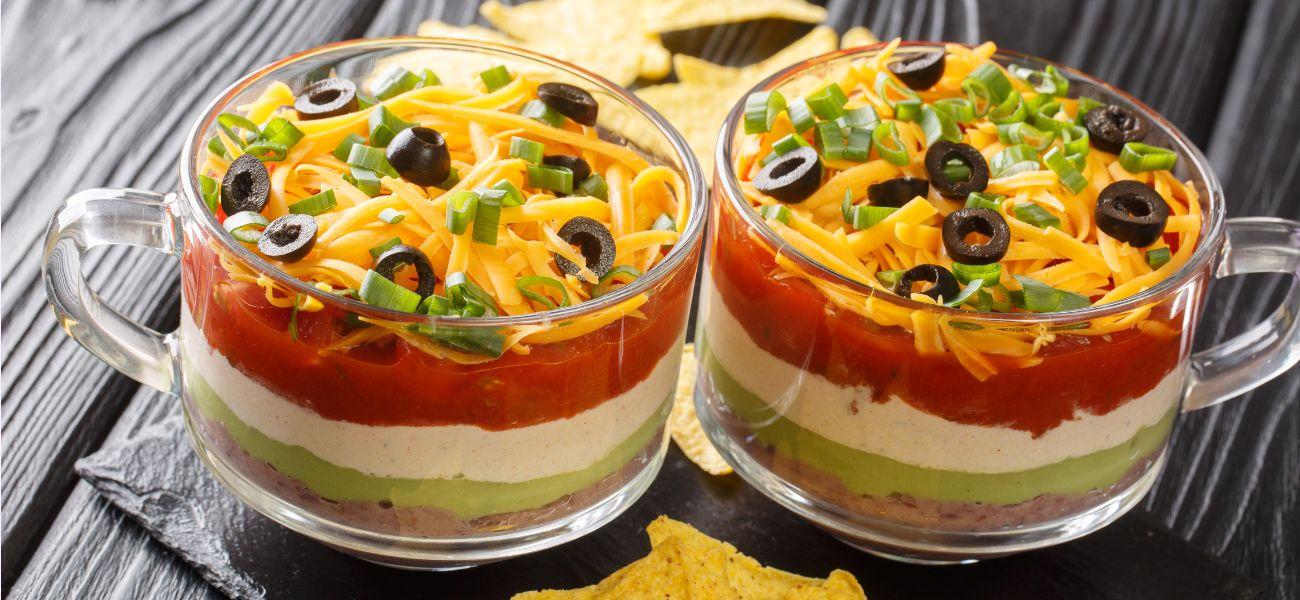 Seven layer dip