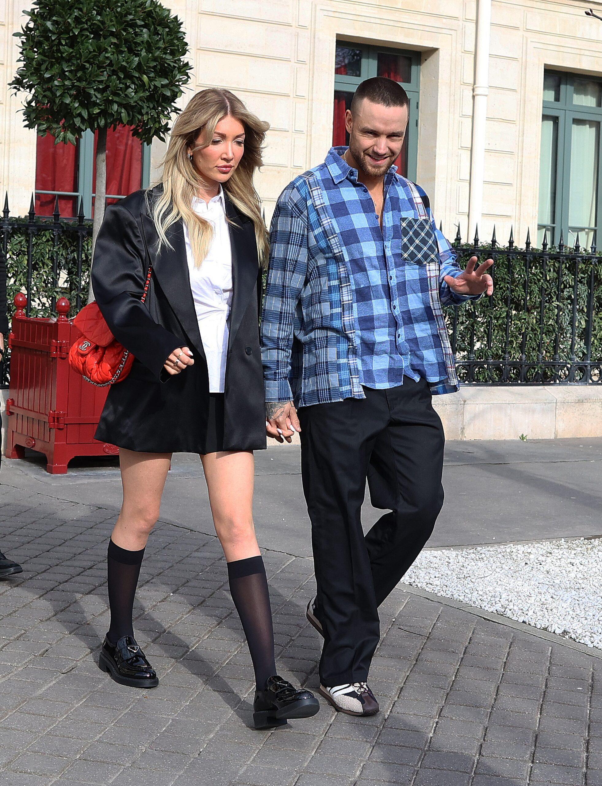 Liam Payne and Kate Cassidy in Paris