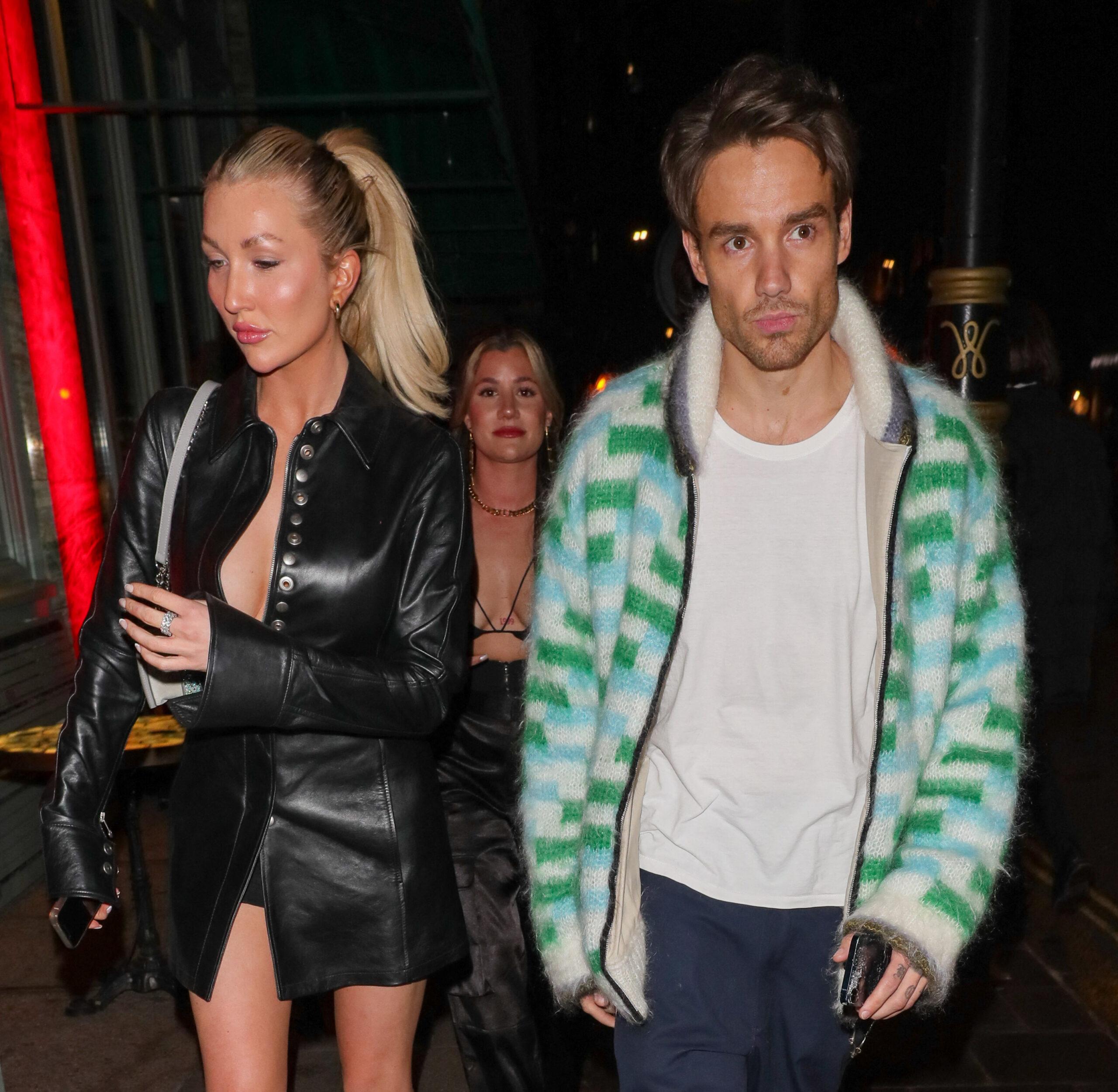 Liam Payne and girlfriend Kate Cassidy dine at Sexy Fish in Mayfair before moving forward onto exclusive night spot the Chiltern Firehouse