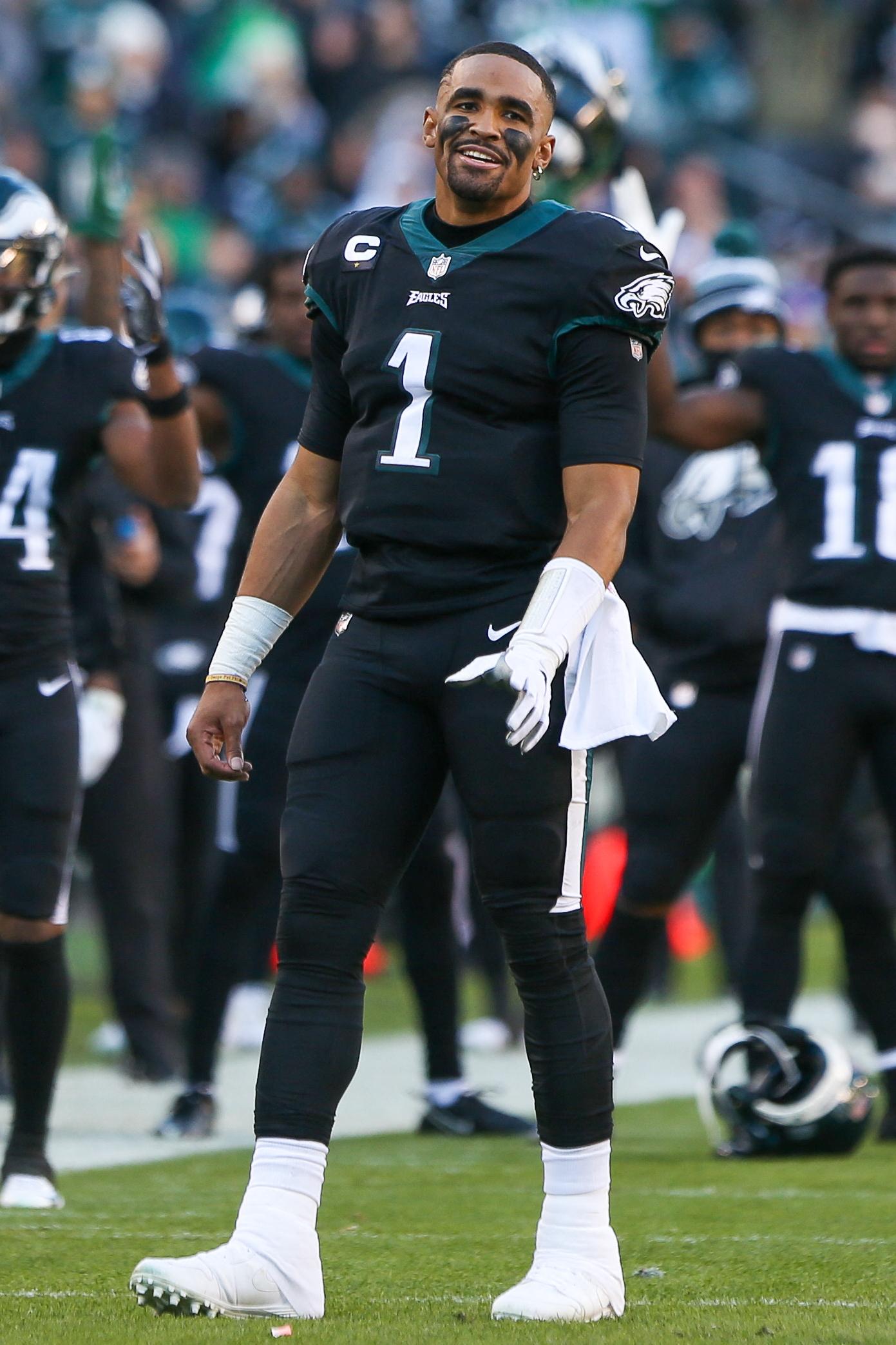 Jalen Hurts during New York Giants at Philadelphia Eagles