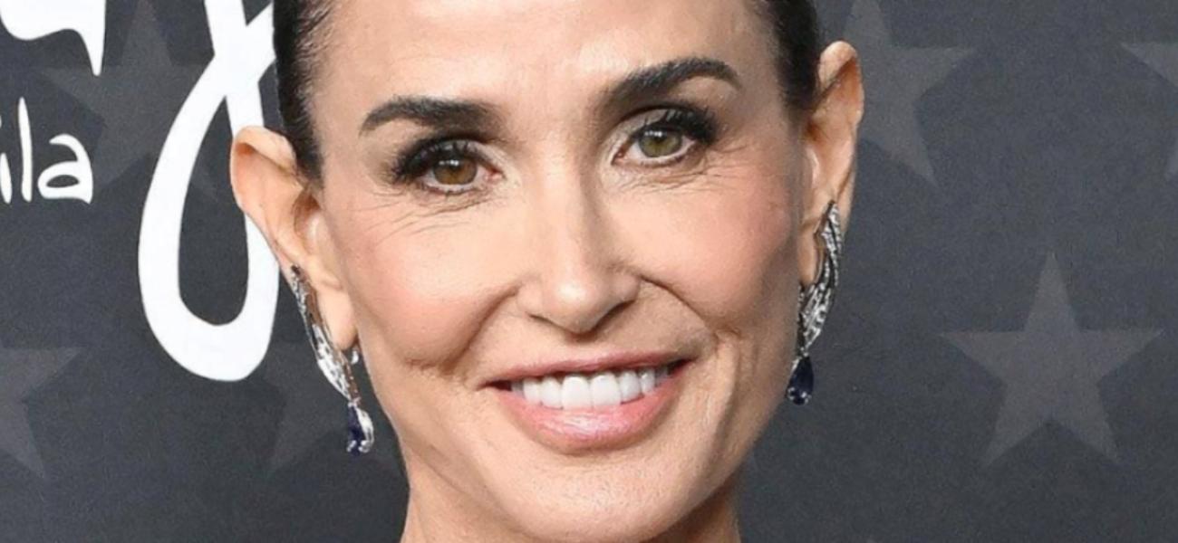 Demi Moore close up