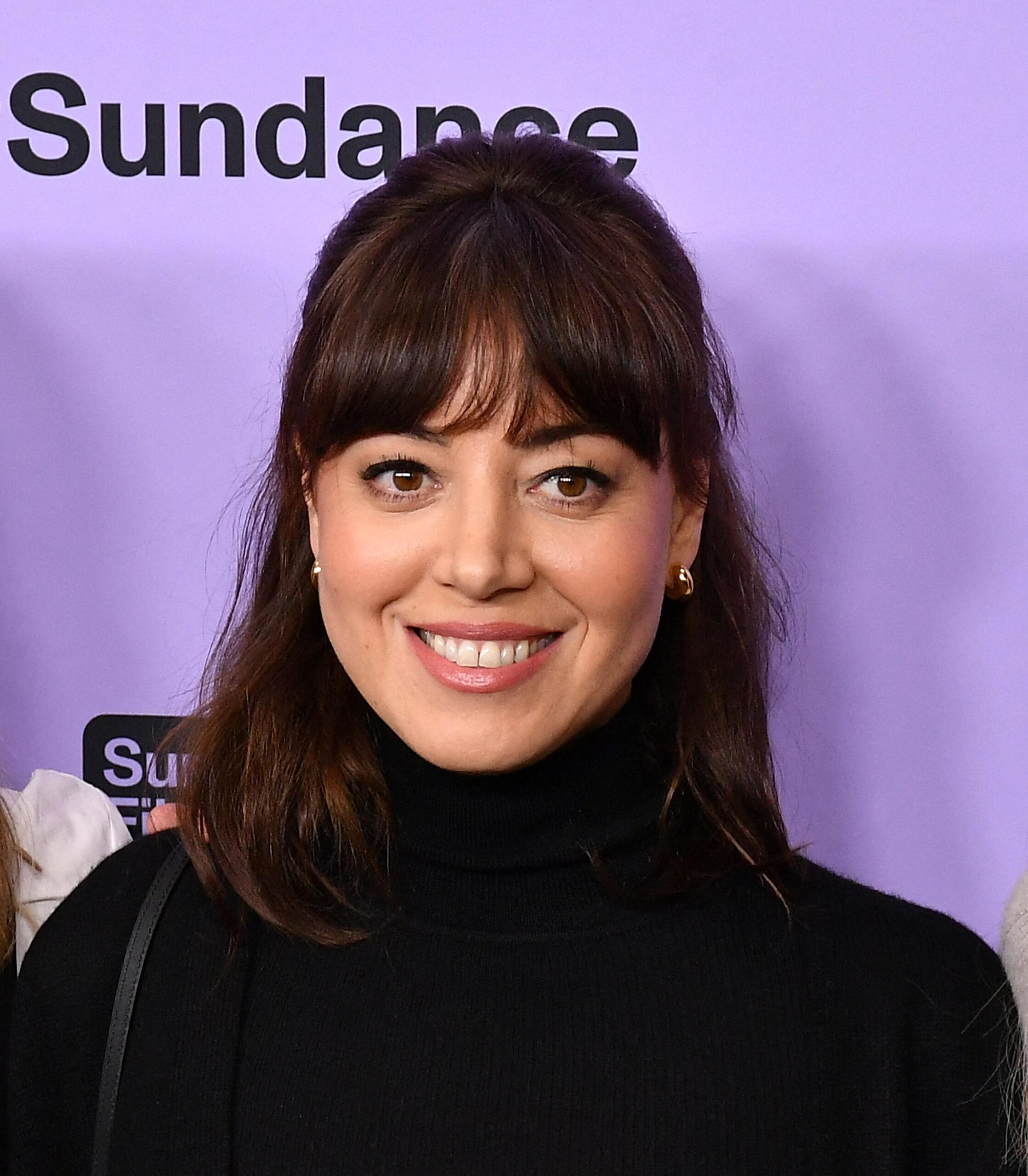 Aubrey Plaza at the 2024 Sundance Film Festival - "My Old Ass" Premiere