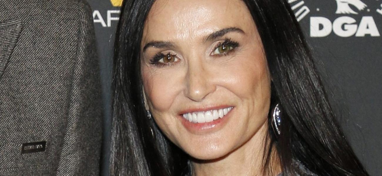 Demi Moore close up