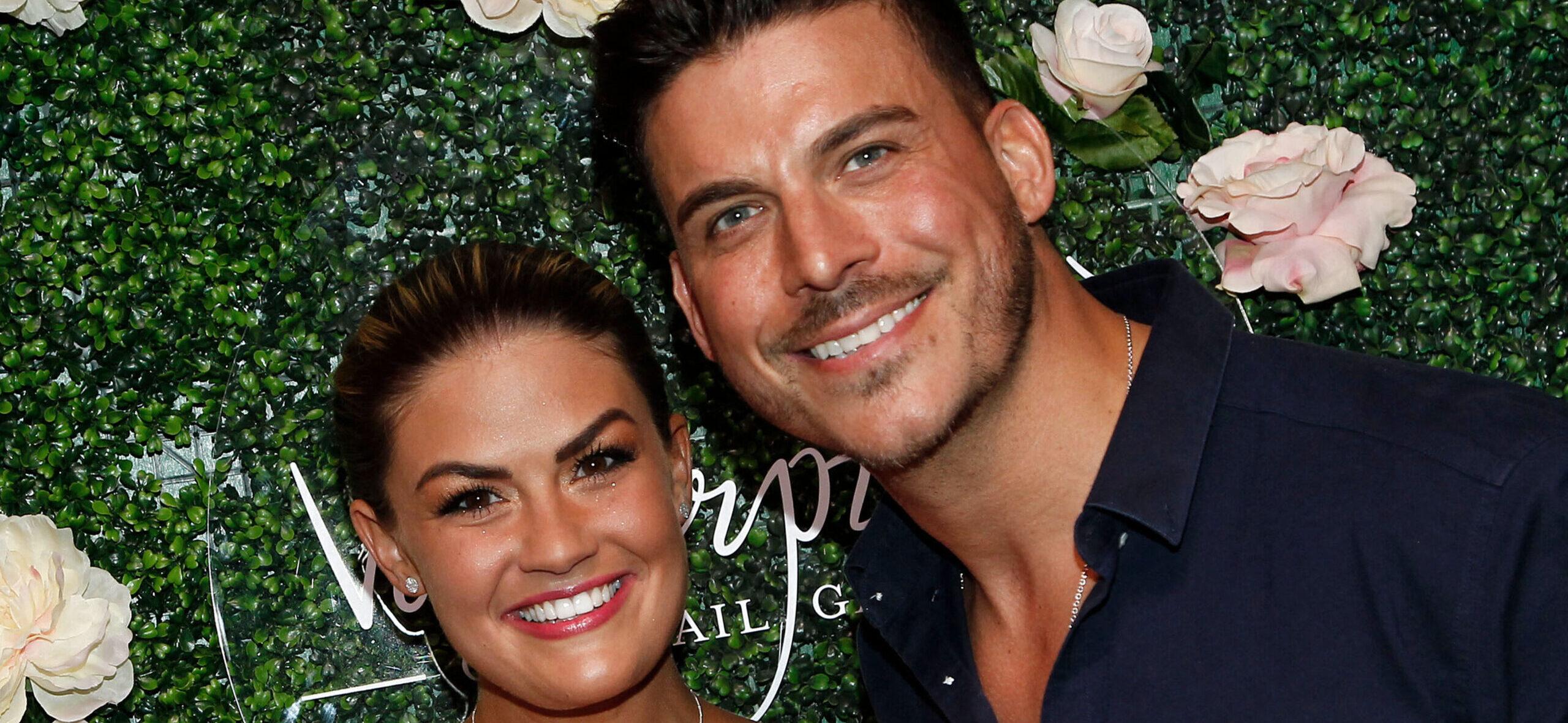 Brittany Cartwright and Jax Taylor posing together for a picture.