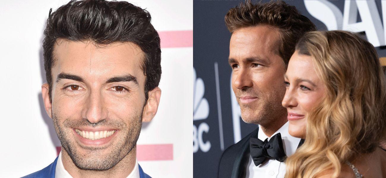 Justin Baldoni (left) Ryan Reynolds and Blake Lively (right)