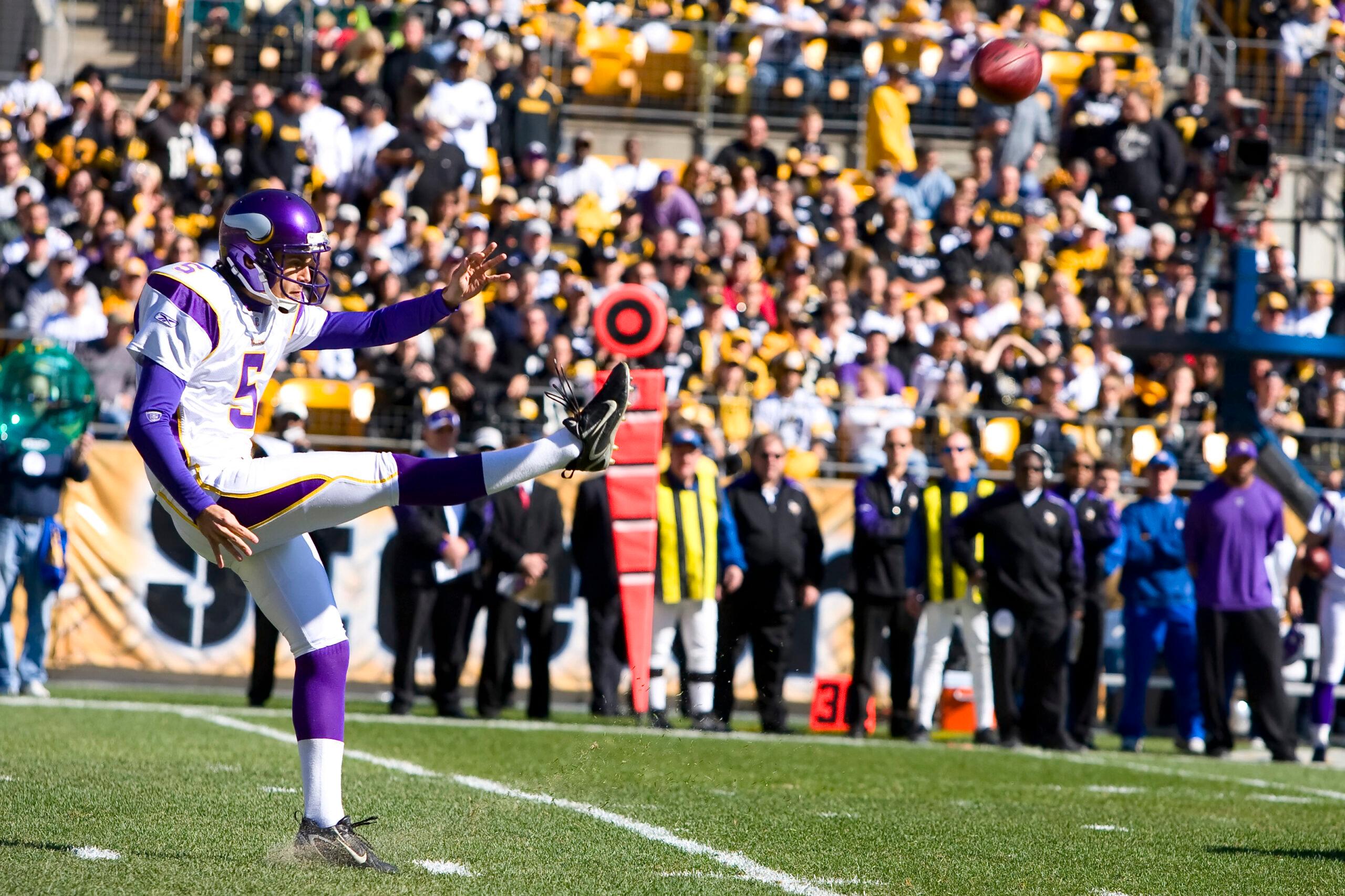 Chris Kluwe on the NFL field