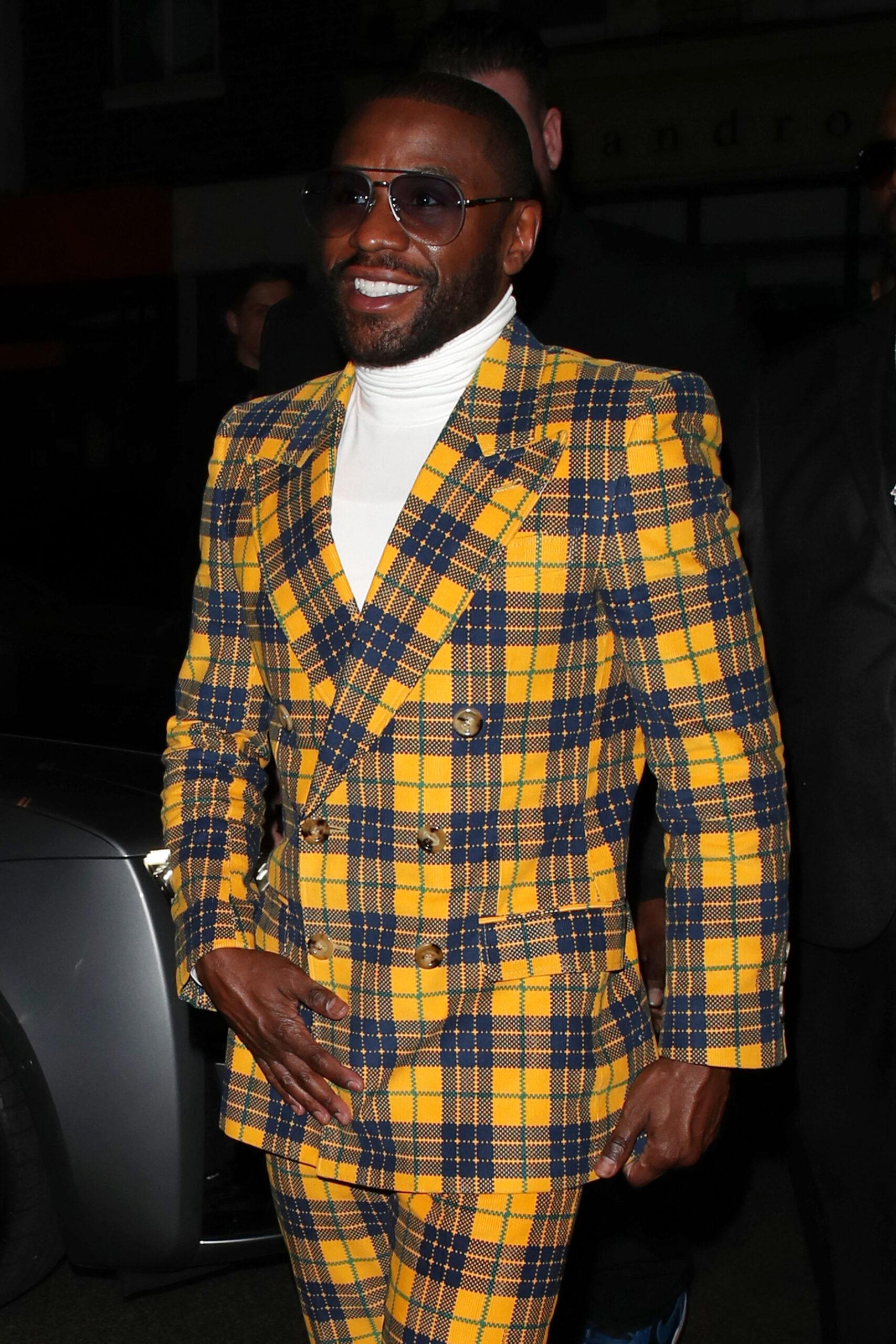 Floyd Mayweather celebrating his 45th birthday at Ours Restaurant in London.