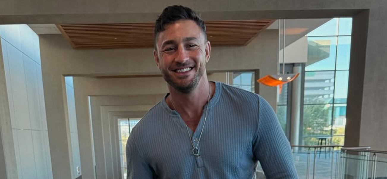 Tony Raines smiling