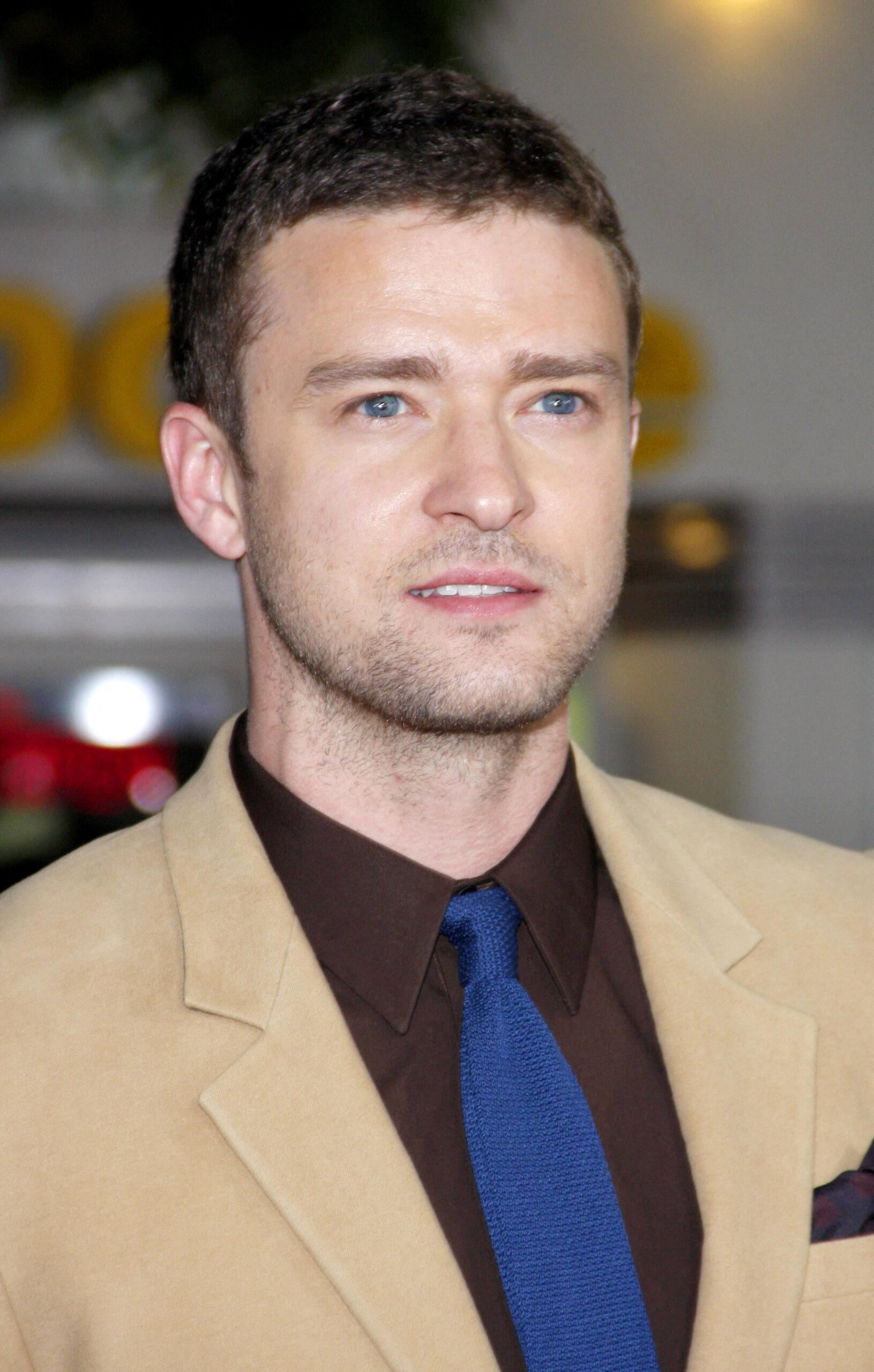 Justin Timberlake at Los Angeles premiere of 'In Time' 