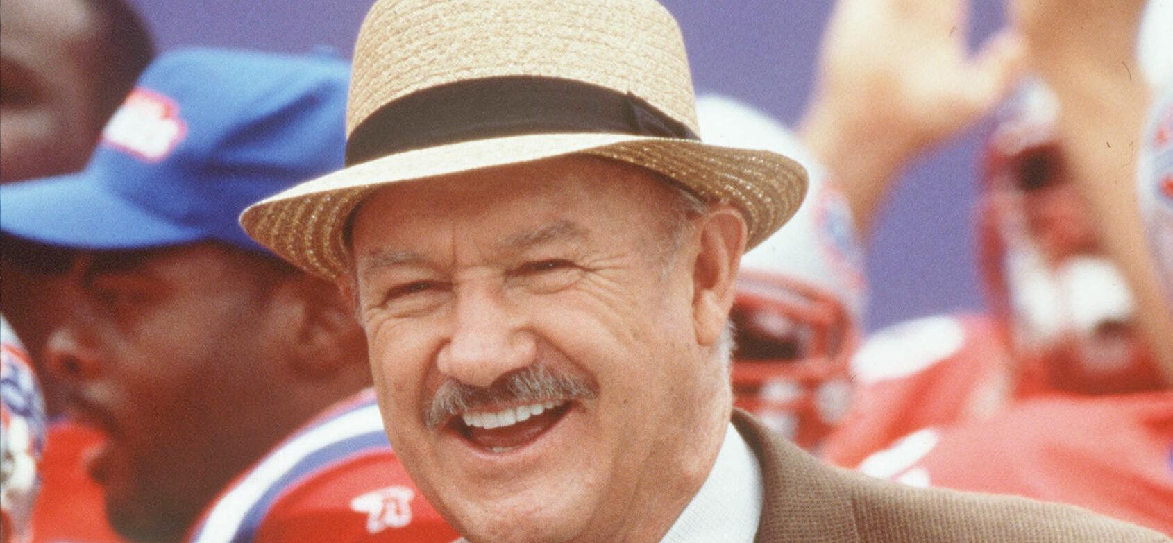 Gene Hackman in hat