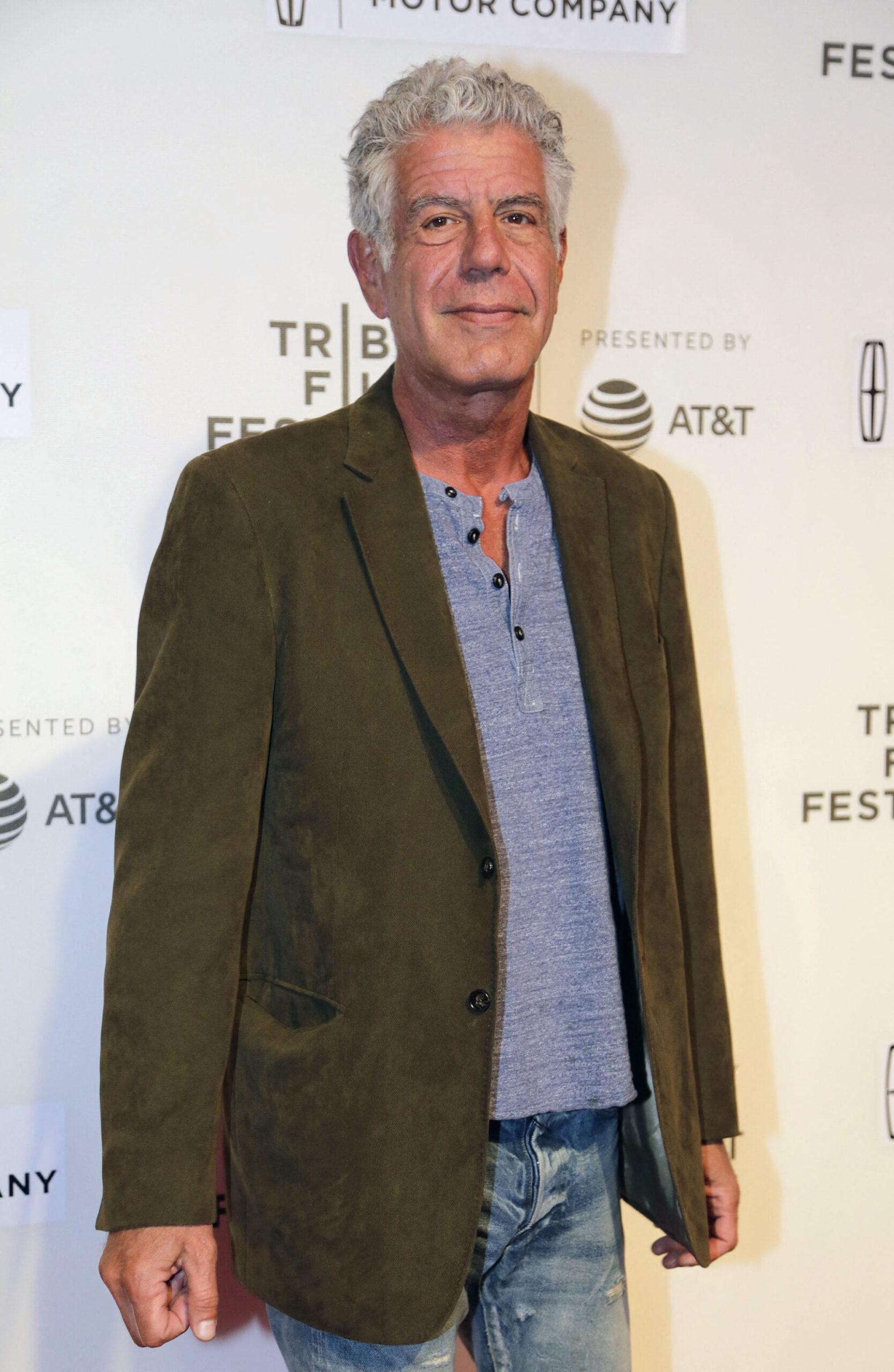 Anthony Bourdain at the Tribeca Film Festival in New York City