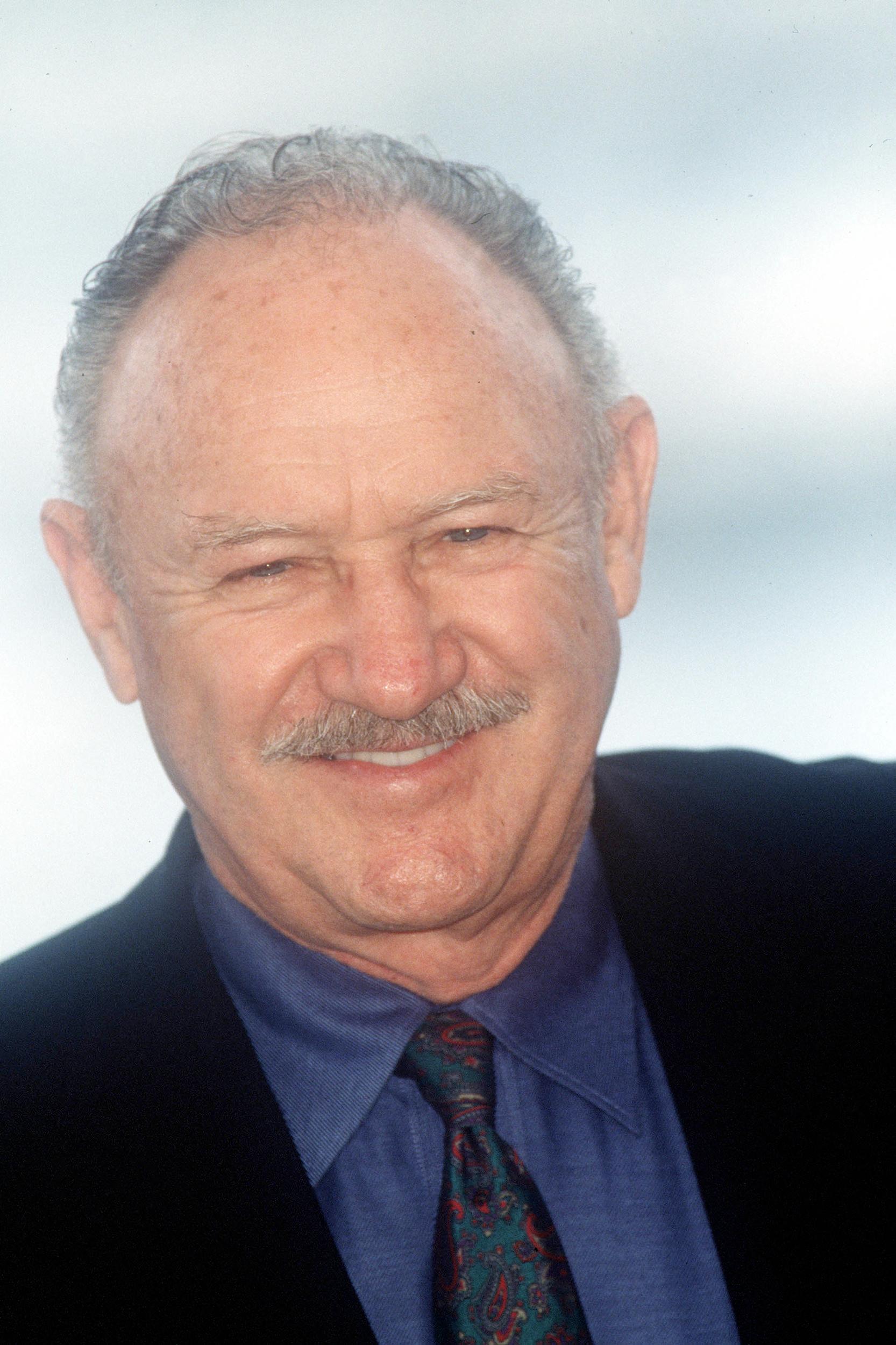 Gene Hackman promoting the movie 'Under Suspicion'