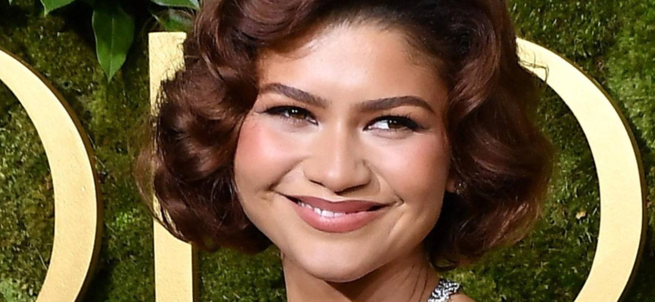 Zendaya smiles close up