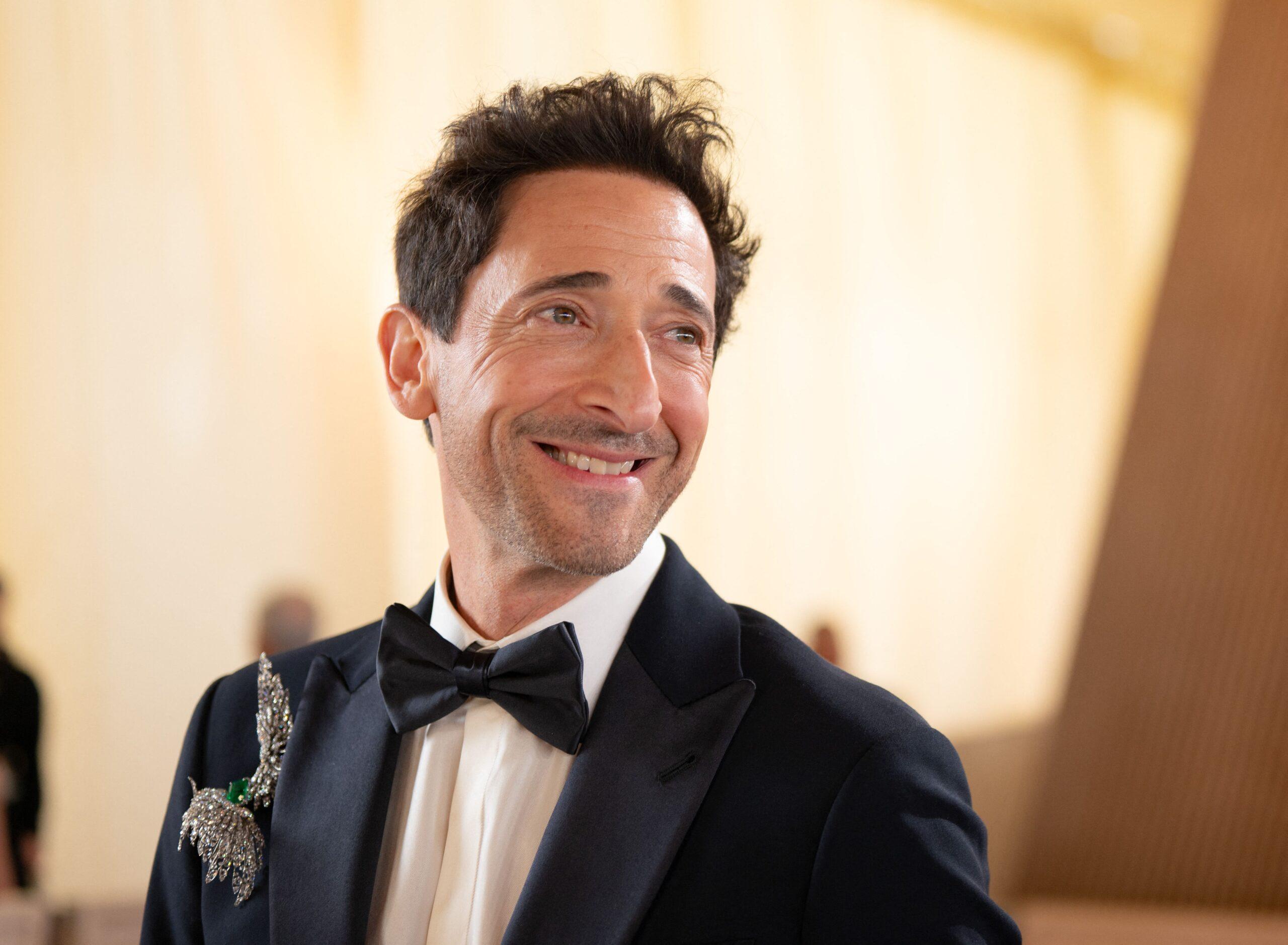 Adrien Brody at the 2025 Oscars