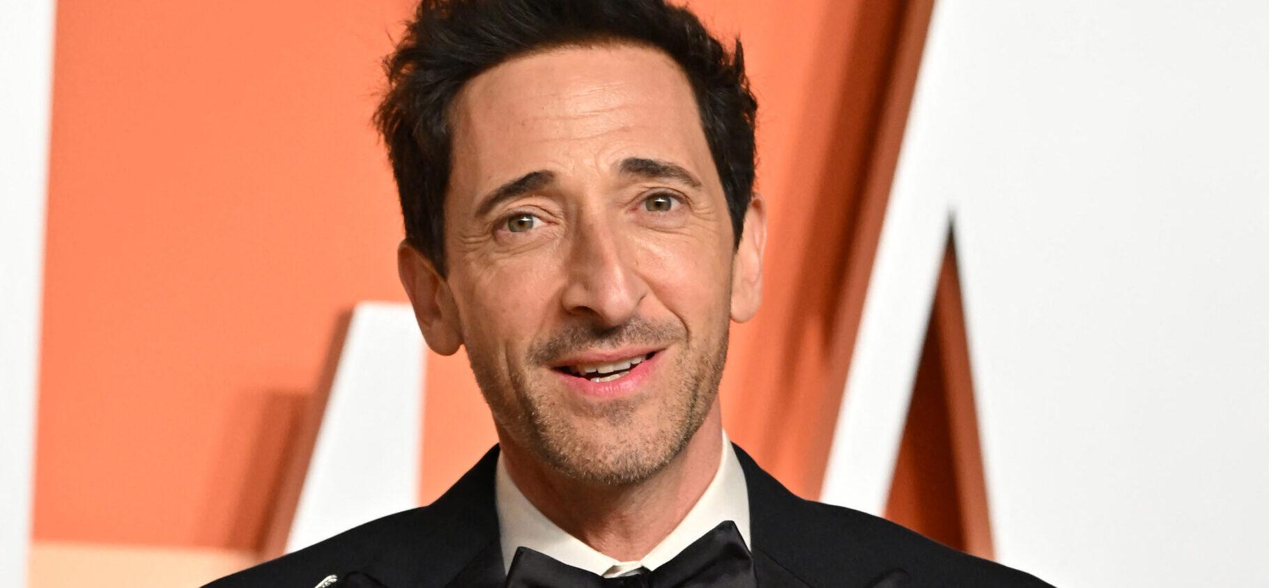 Adrien Brody at the 2025 Oscars