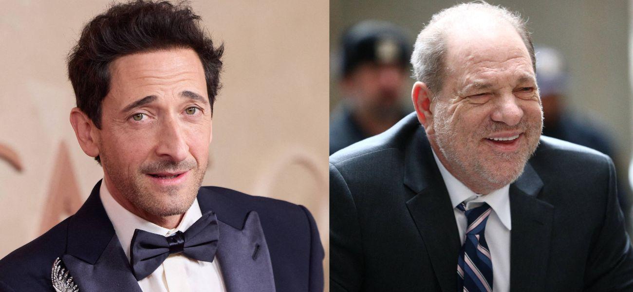 Adrien Brody and Harvey Weinstein