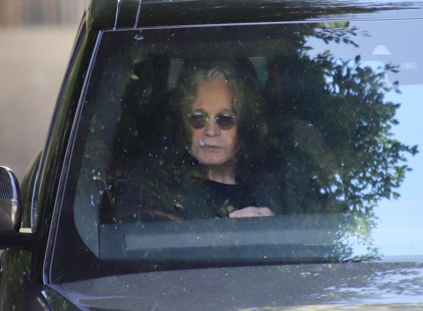 Ozzy Osbourne seen leaving the home amid wife Sharon's controversal allegations