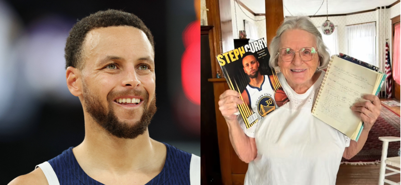 TikTok Viral Grandma’s Dream Comes True With Steph Curry Meeting