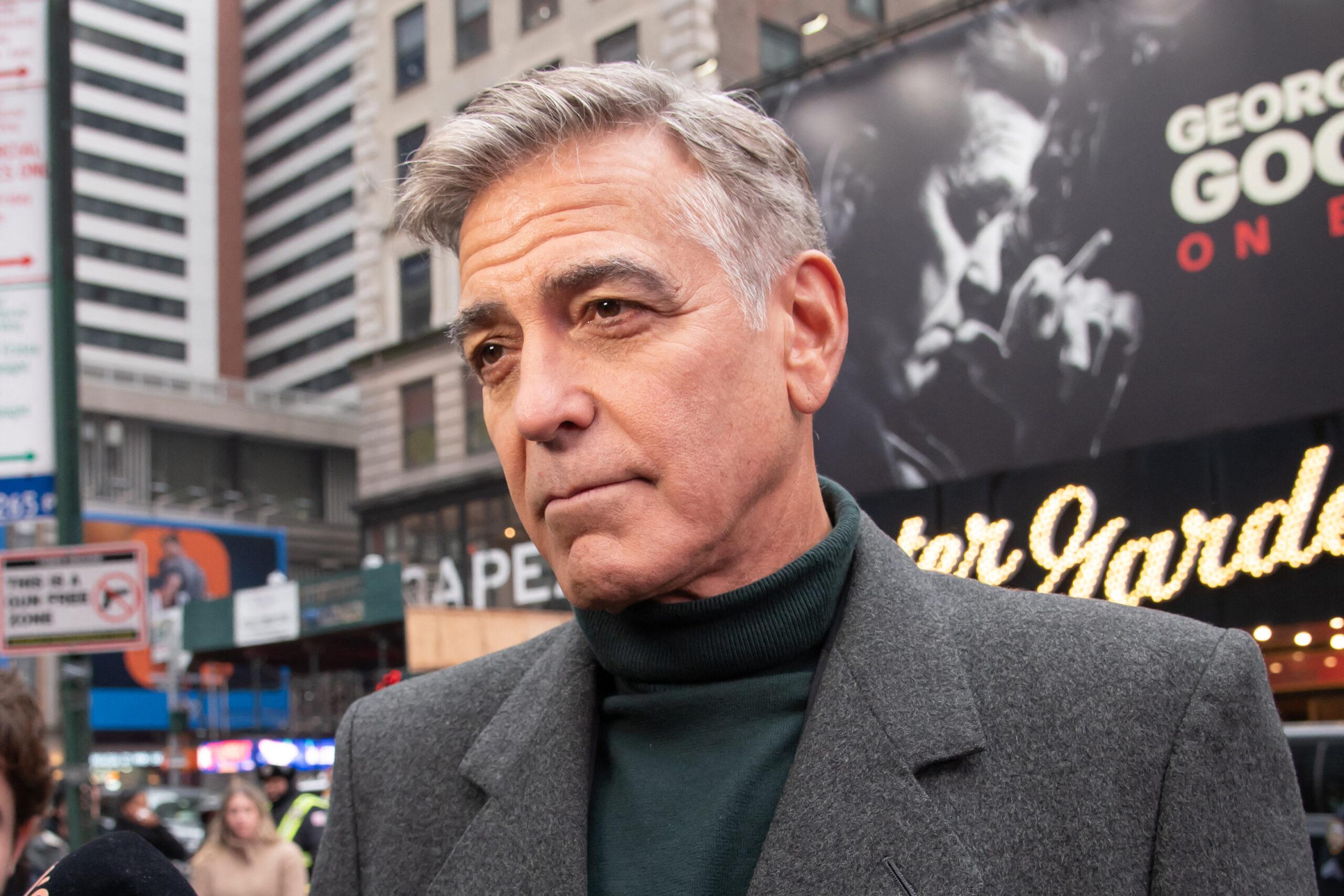 George Clooney At Meet the Cast Of "Good Night, And Good Luck"