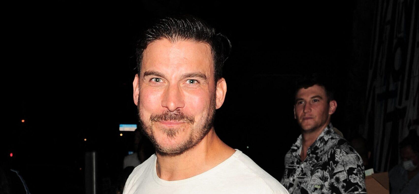 Jax Taylor smiling for a picture at a popular eatery in California.