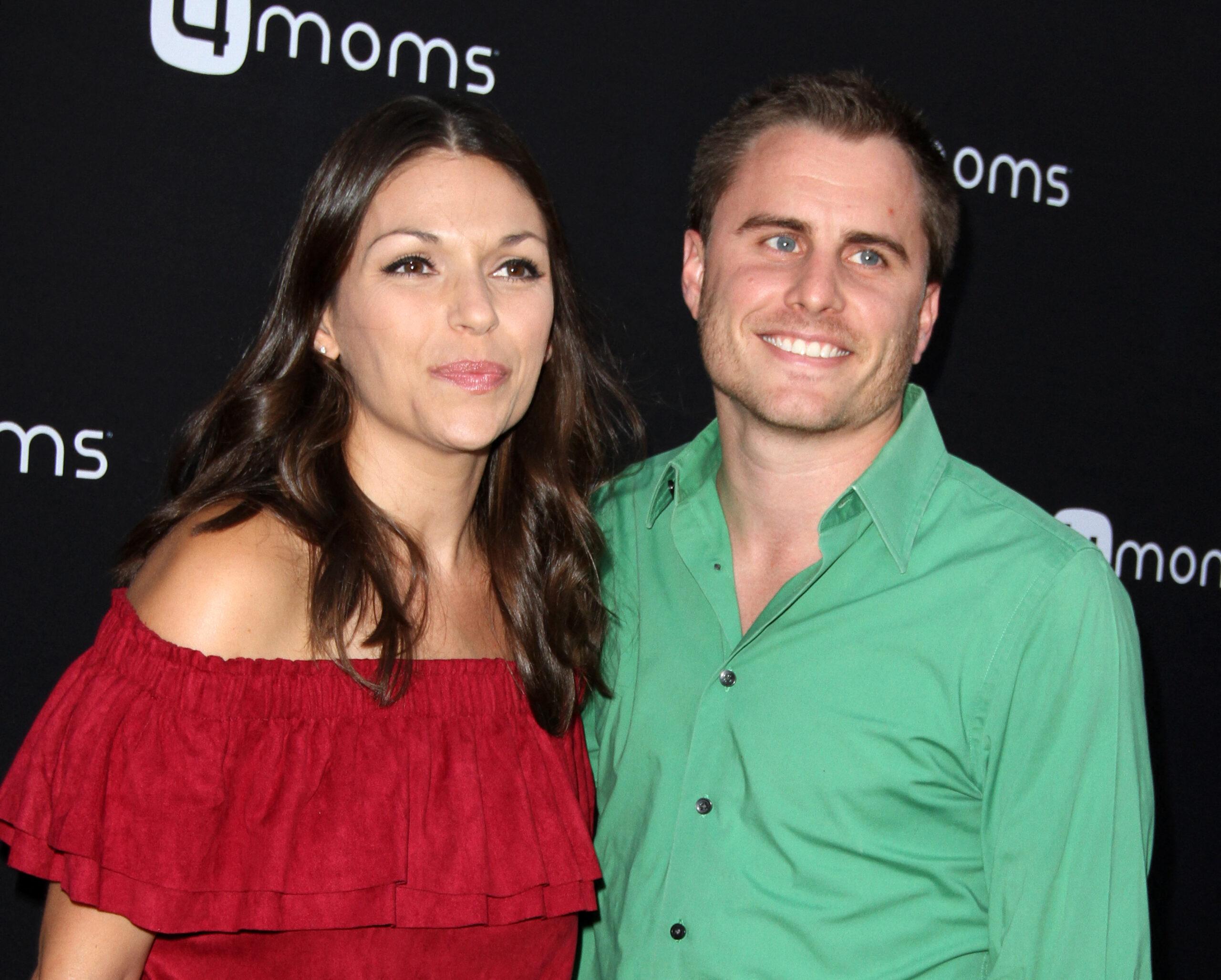 DeAnna Pappas and Stephen Stagliano at 4Moms Self-Installing Car Seat Celebrity Event