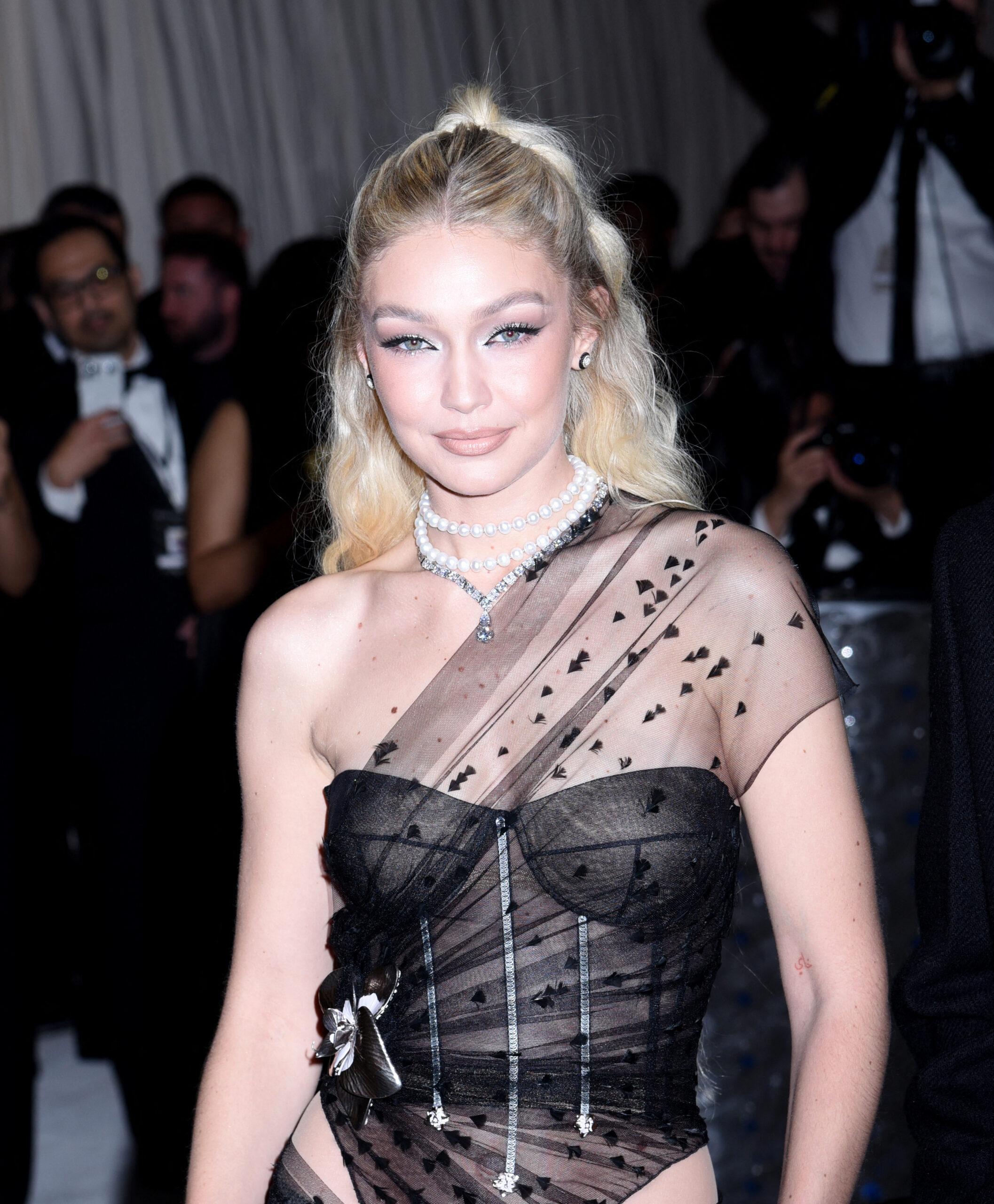 Gigi Hadid at 2023 Met Gala Celebrating Karl Lagerfeld: A Line of Beauty