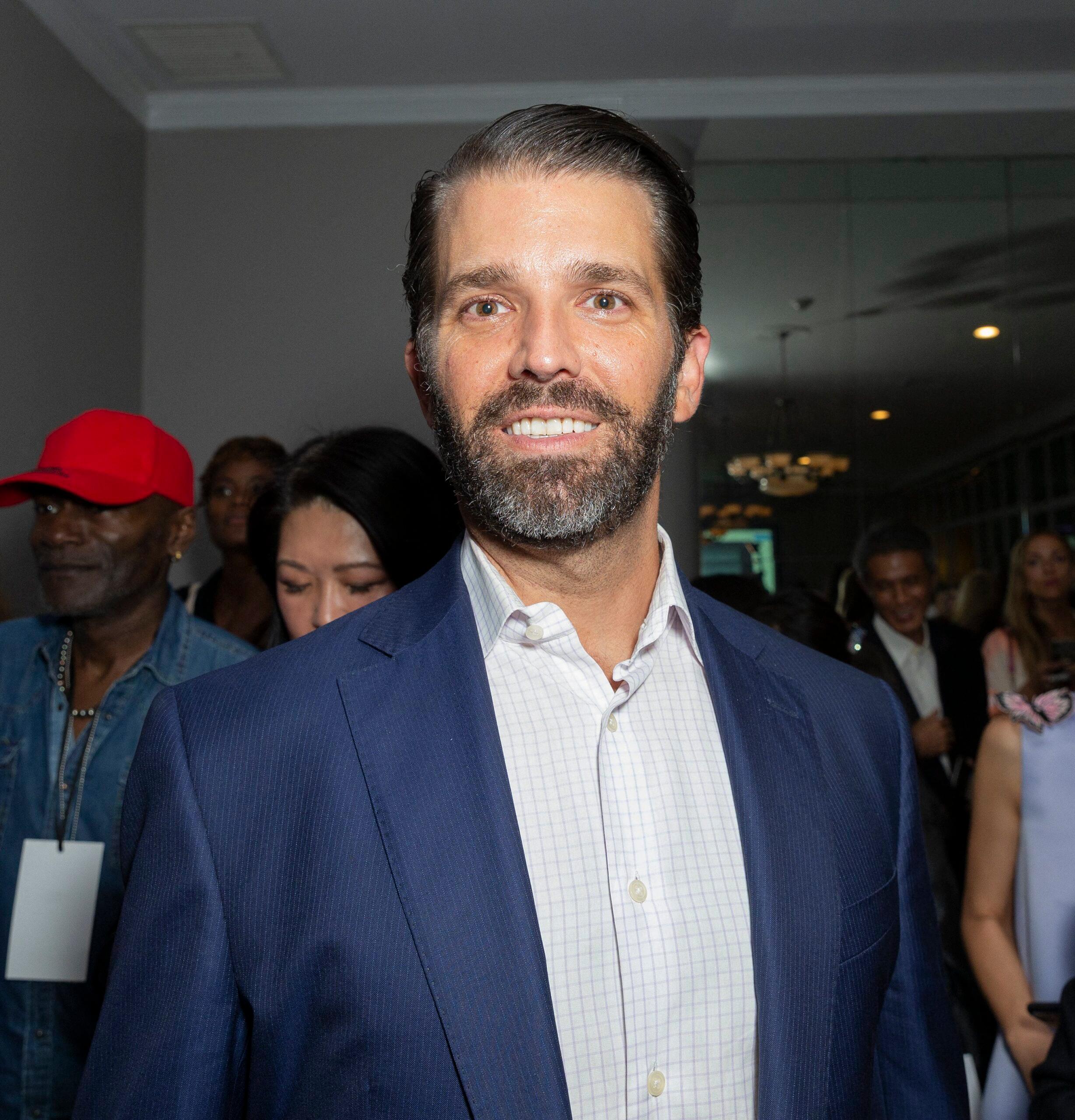 Donald Trump Jr. at Zang Toi 39th Anniversary front row