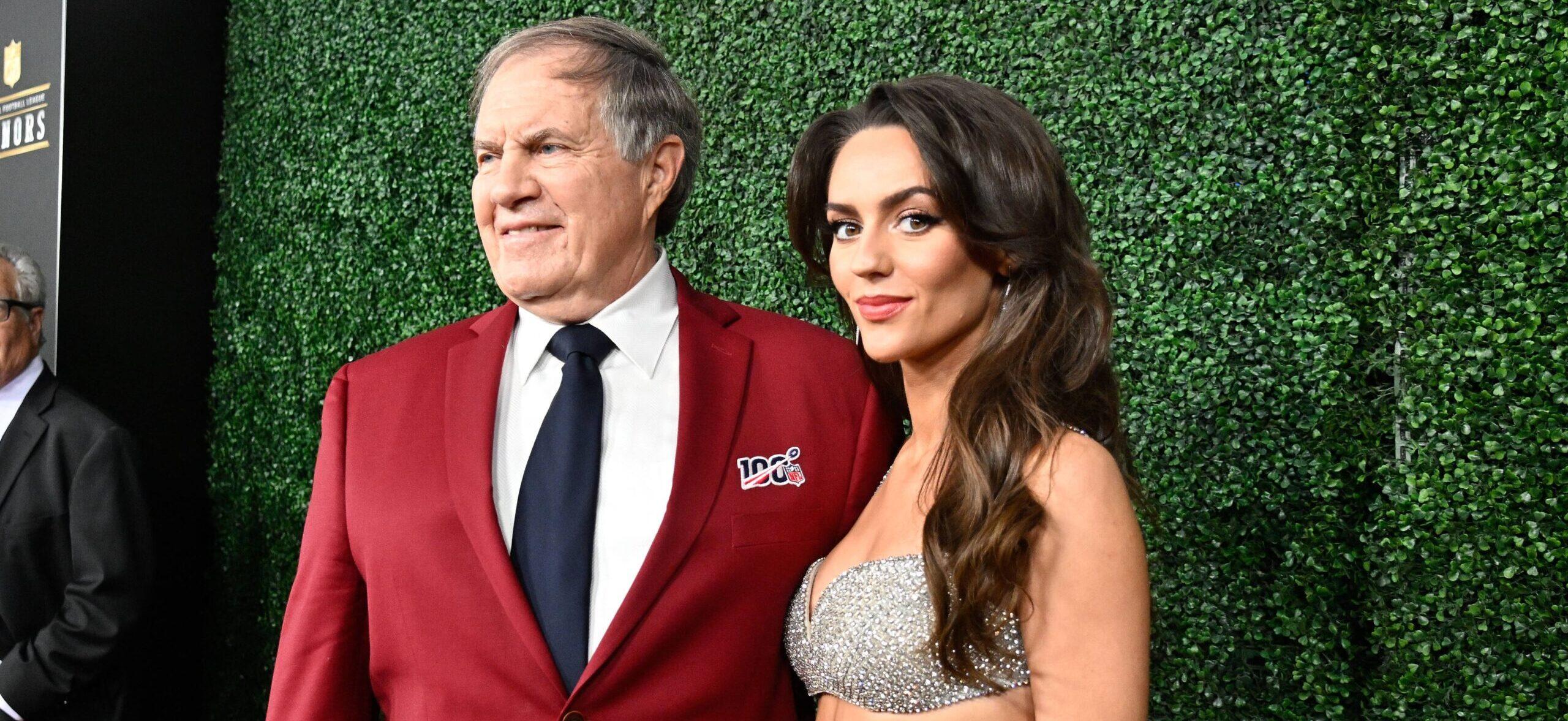 Bill Belichick’s Girlfriend Unexpectedly Interrupts Interview To Stop Him From Answering Relationship Question