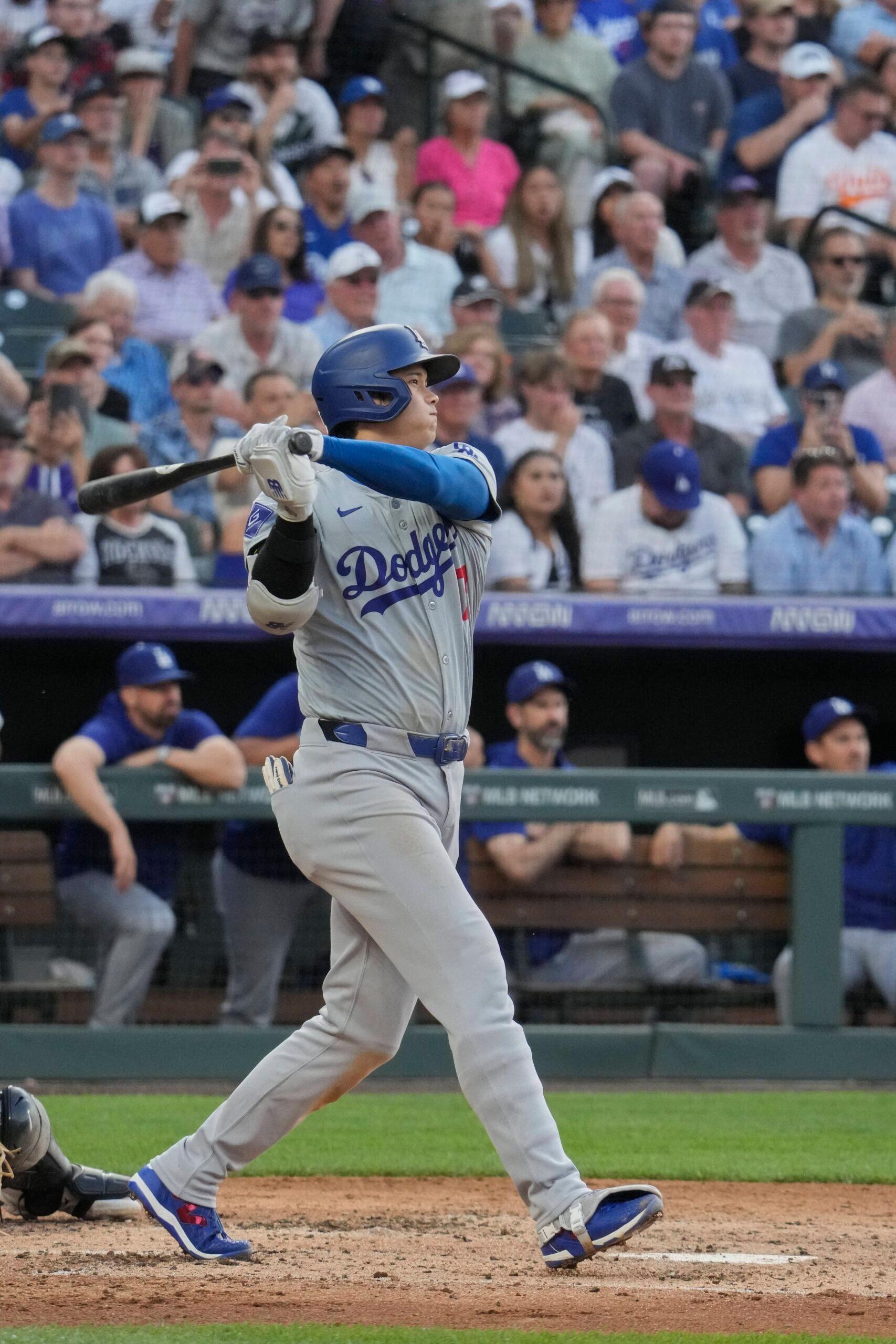 Shohei Ohtani during MLB 2024: Dodgers vs Rockies June 17