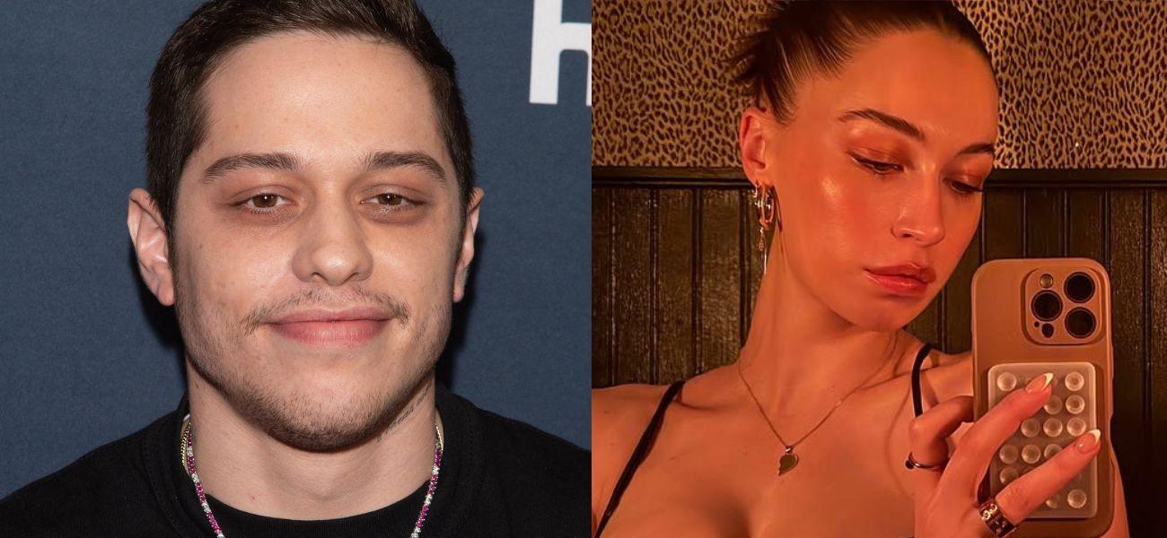 Pete Davidson (left) Elsie Hewitt (right)