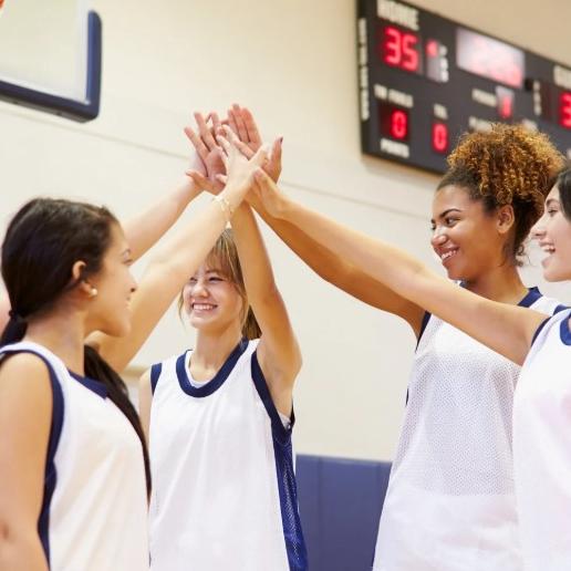 Female basketball players