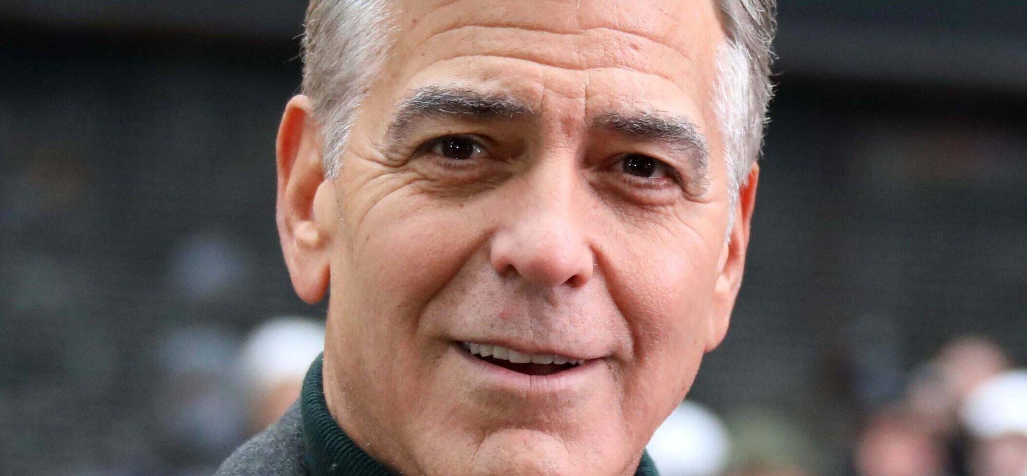 George Clooney smiling