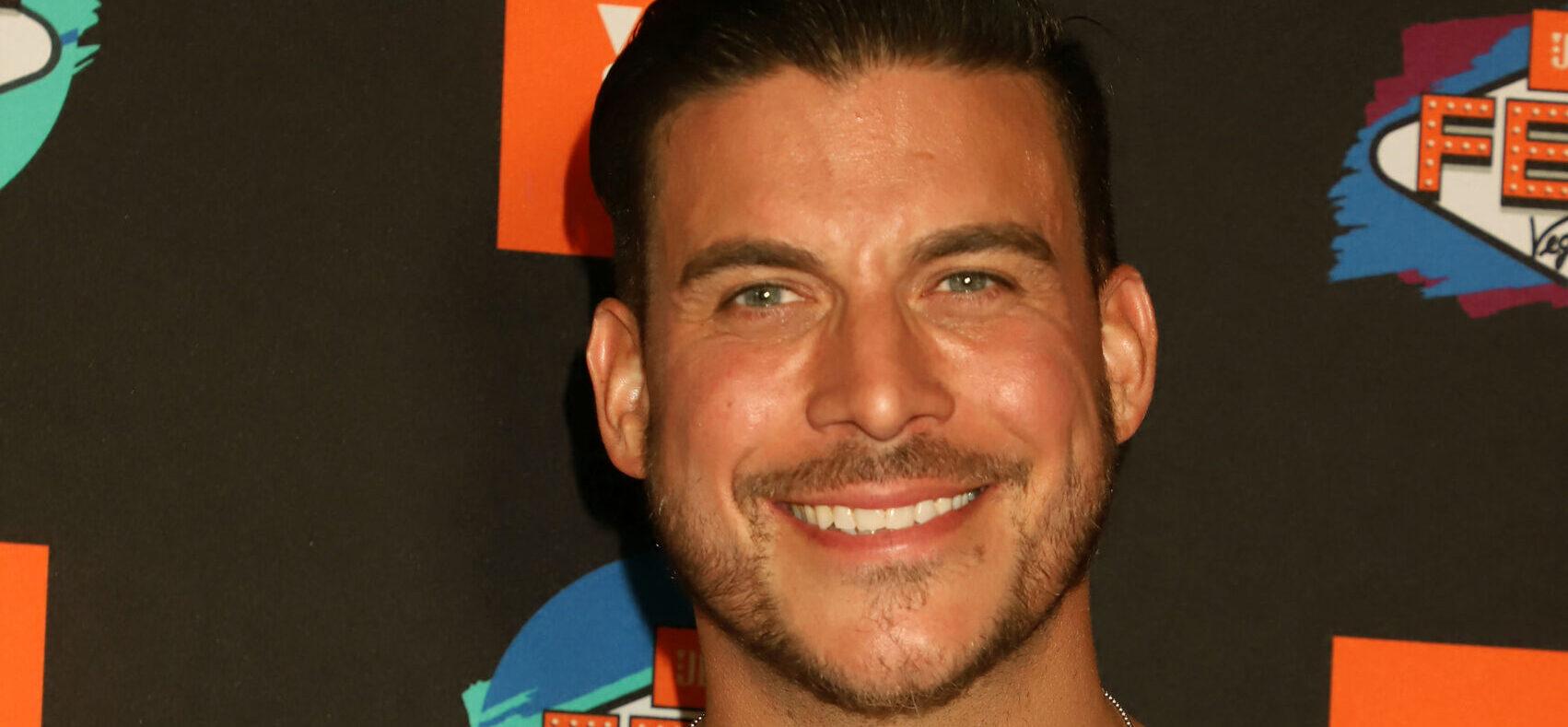 Jax Taylor posing on the red carpet.