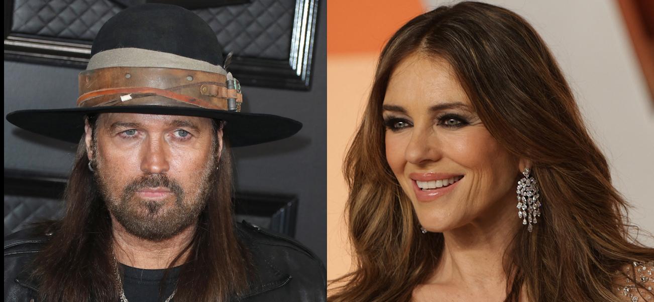 Elizabeth Hurley And Billy Ray Cyrus Make Red Carpet Debut In Rome