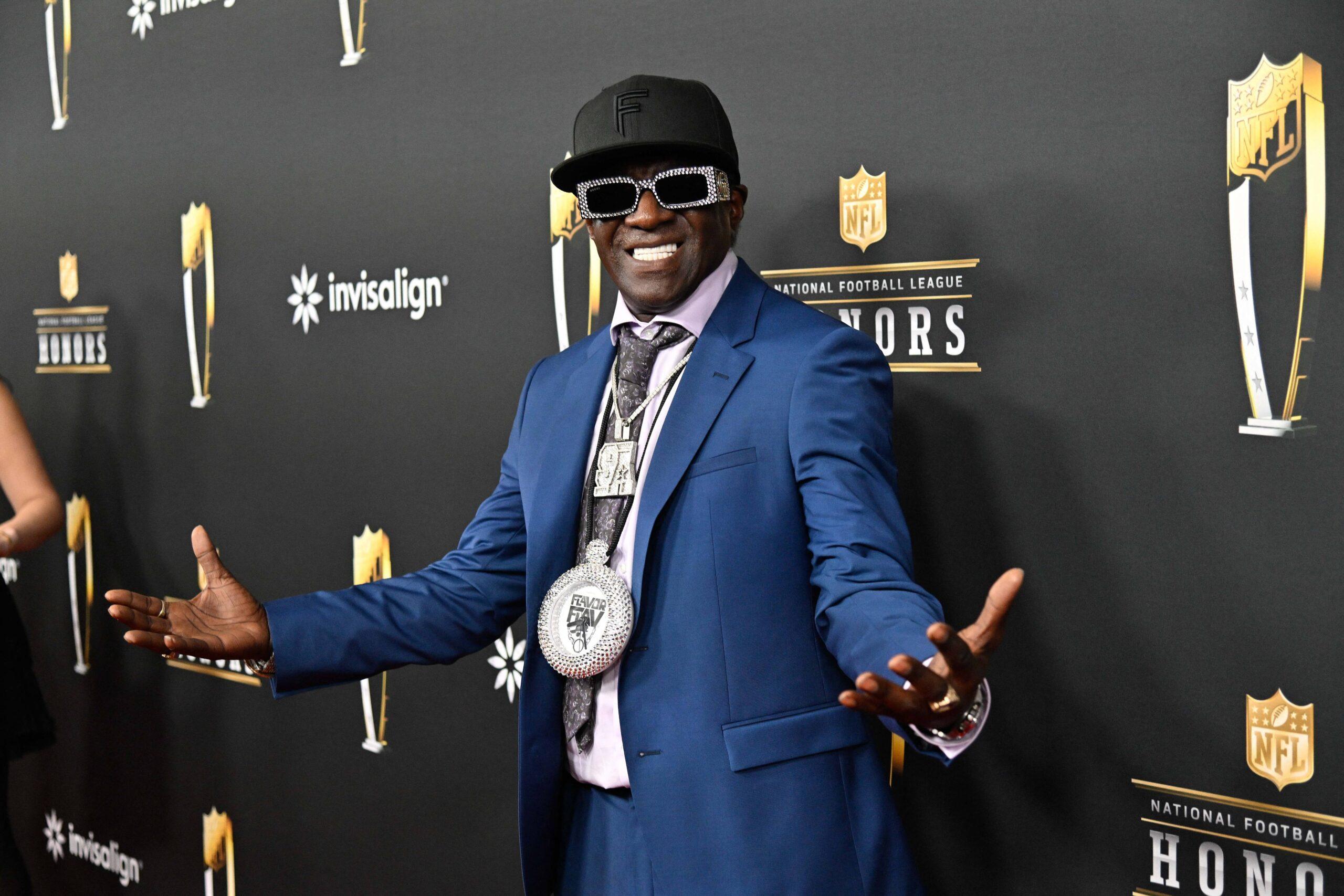 Flavor Flav at NFL 2025: NFL Honors Awards Ceremony Red Carpet Event FEB 06