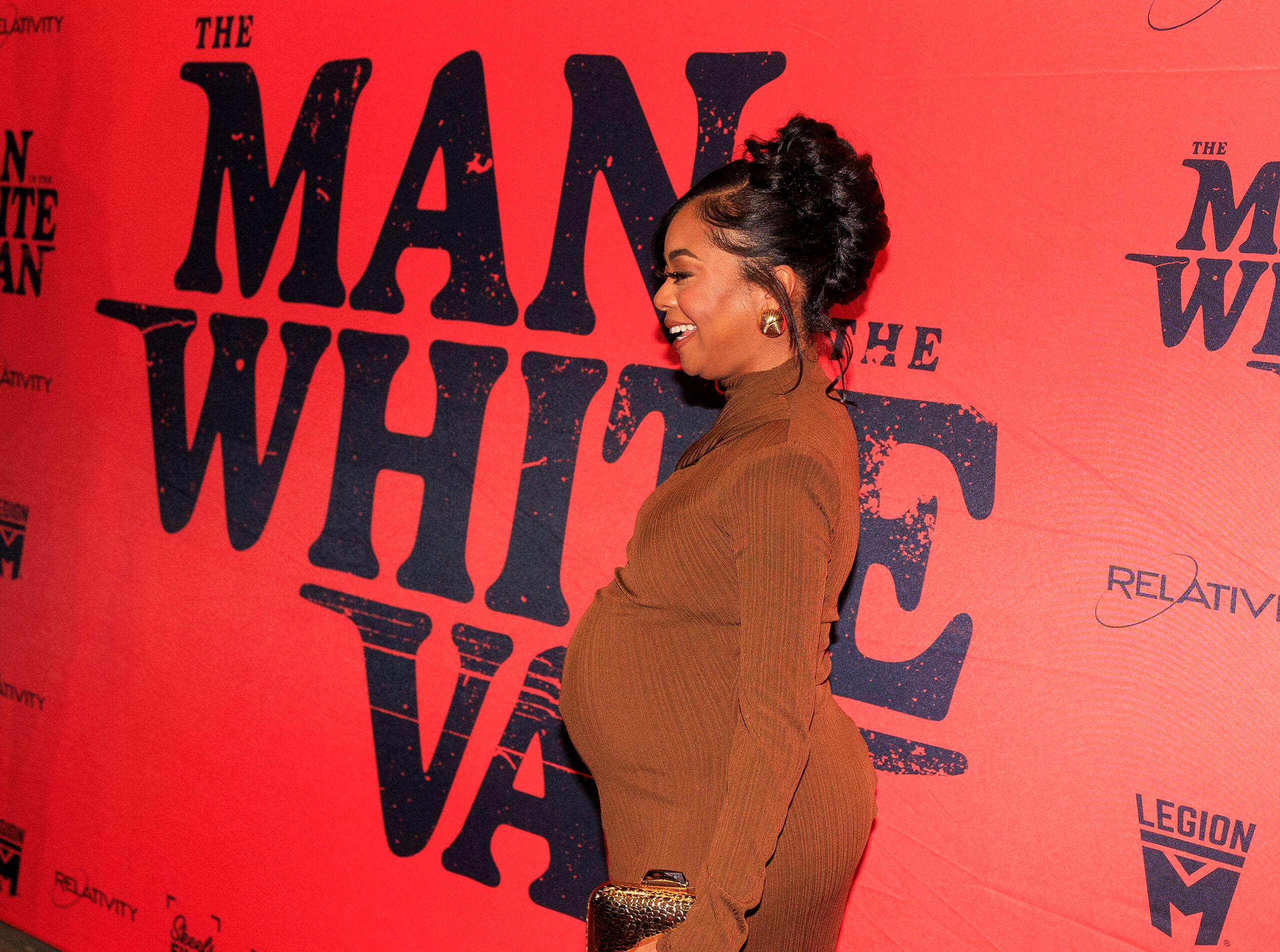 Skai Jackson at The Man in the White Van red carpet
