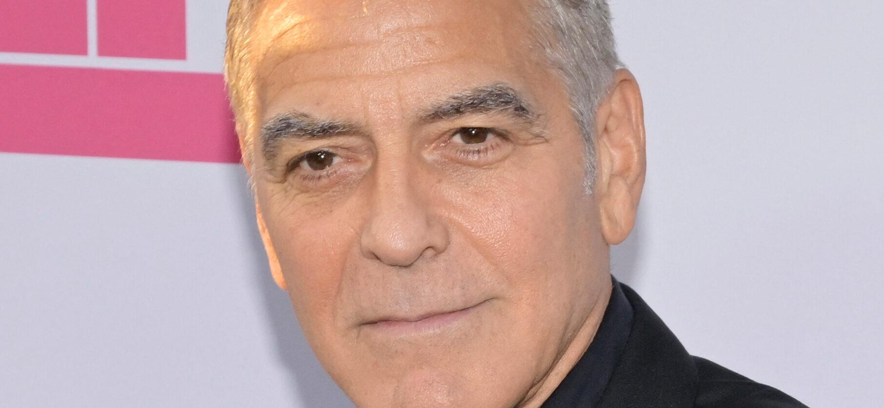 George Clooney at Los Angeles Premiere of Apple Original Film's ''Wolfs