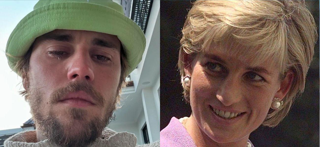 Justin Bieber, Princess Diana photo collage