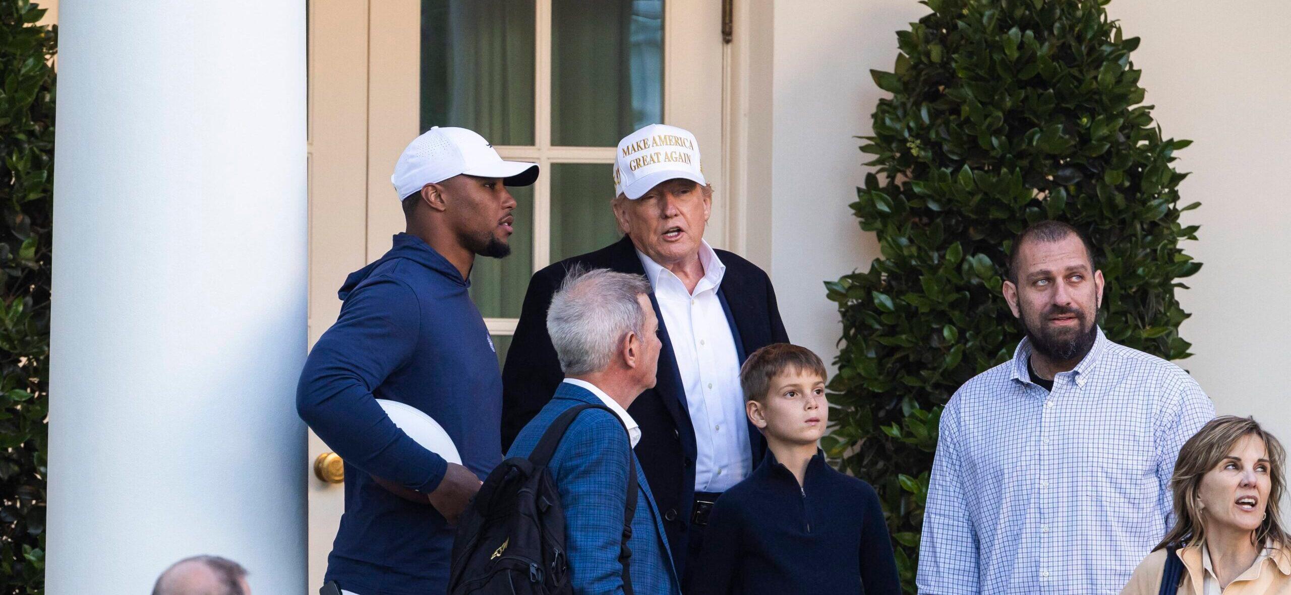 Social Media Users Are Furious With Saquon Barkley Over Recent Donald Trump Hangout