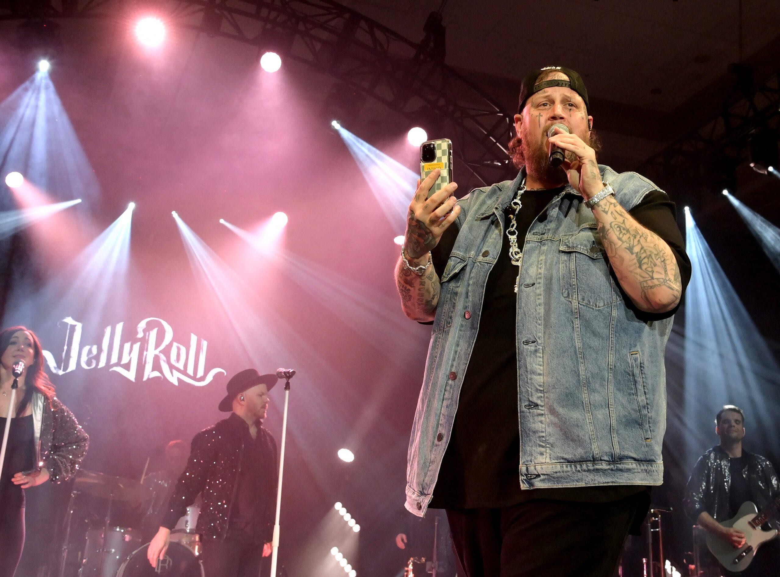 Jelly Roll on stage