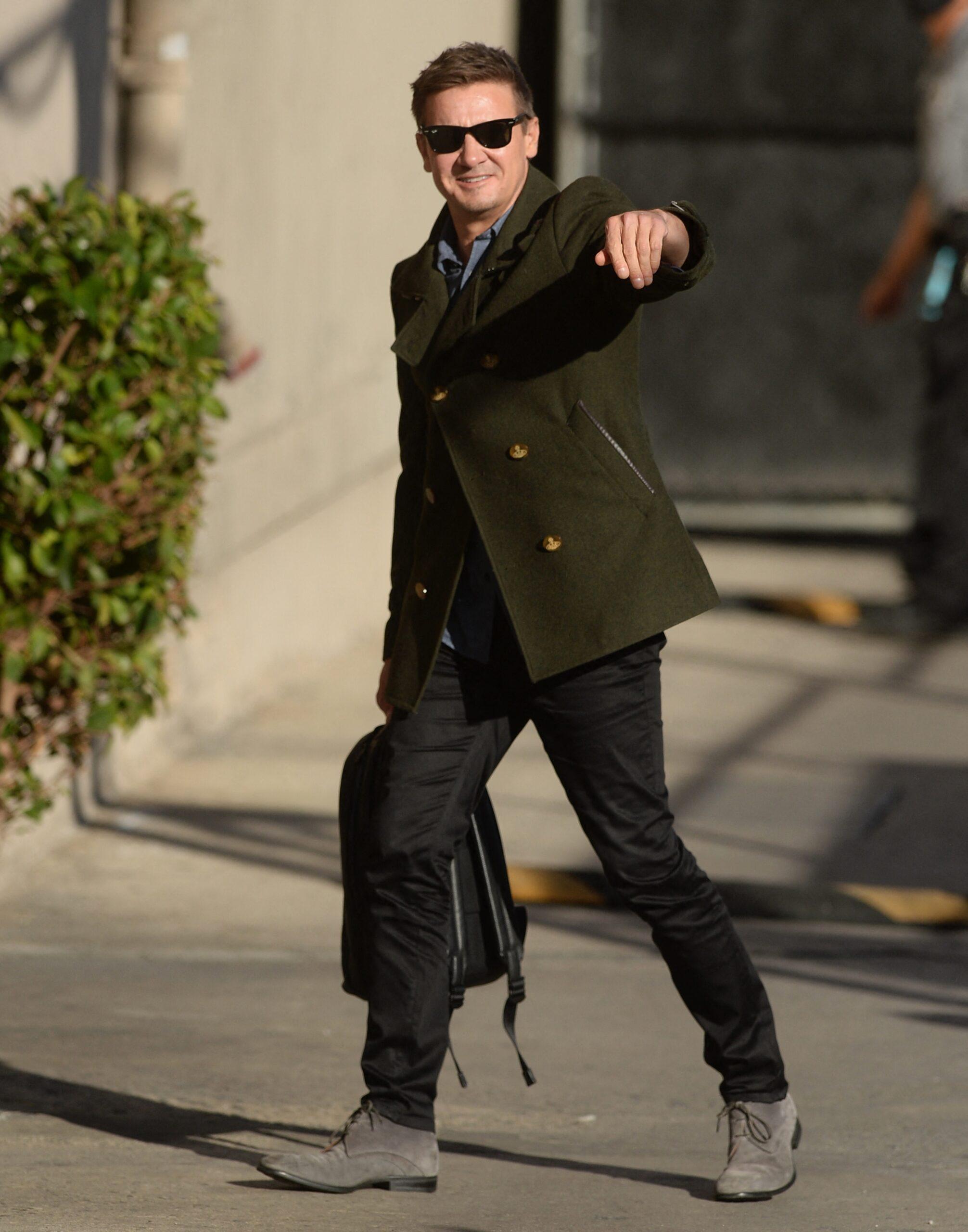 Jeremy Renner at Jimmy Kimmel Live!