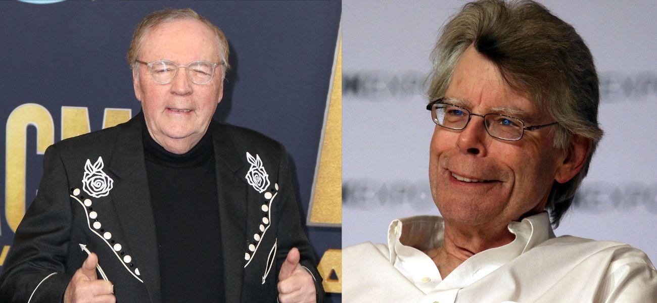 James Patterson (left) Stephen King (right)