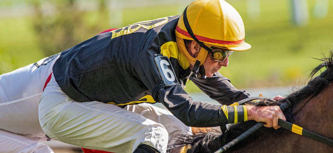 Jockey on a horse