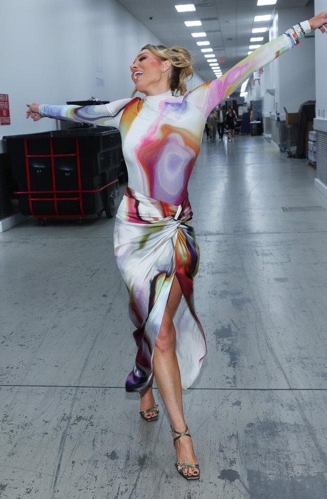 Lindsay Hubbard backstage at BravoCon. 