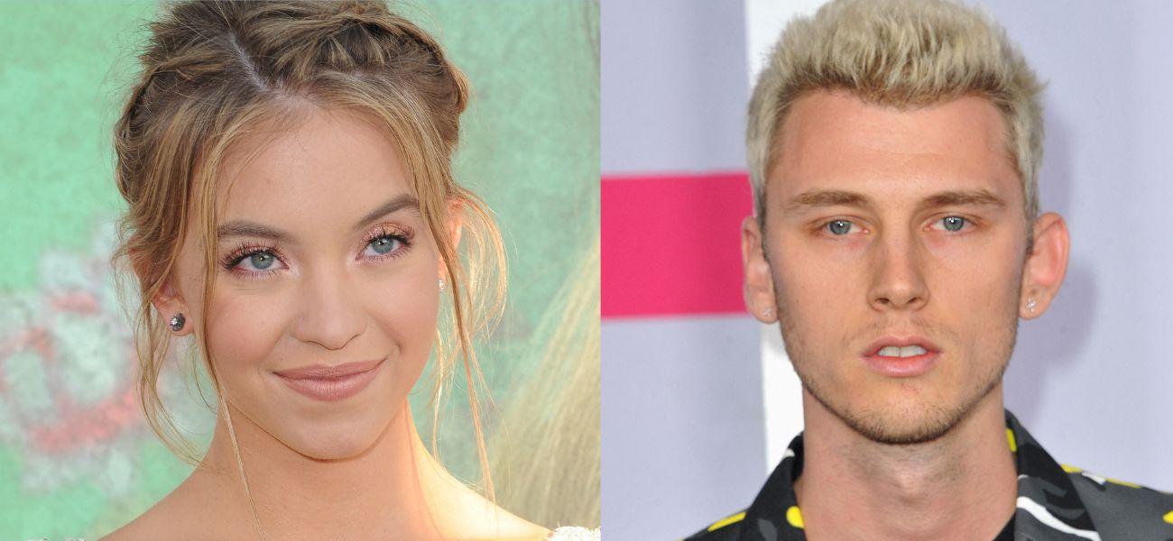 Sydney Sweeney (left) Machine Gun Kelly (right)