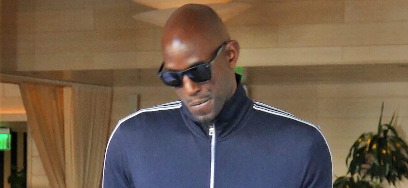 Retired NBA Star Kevin Garnett Seen Leaving Lunch