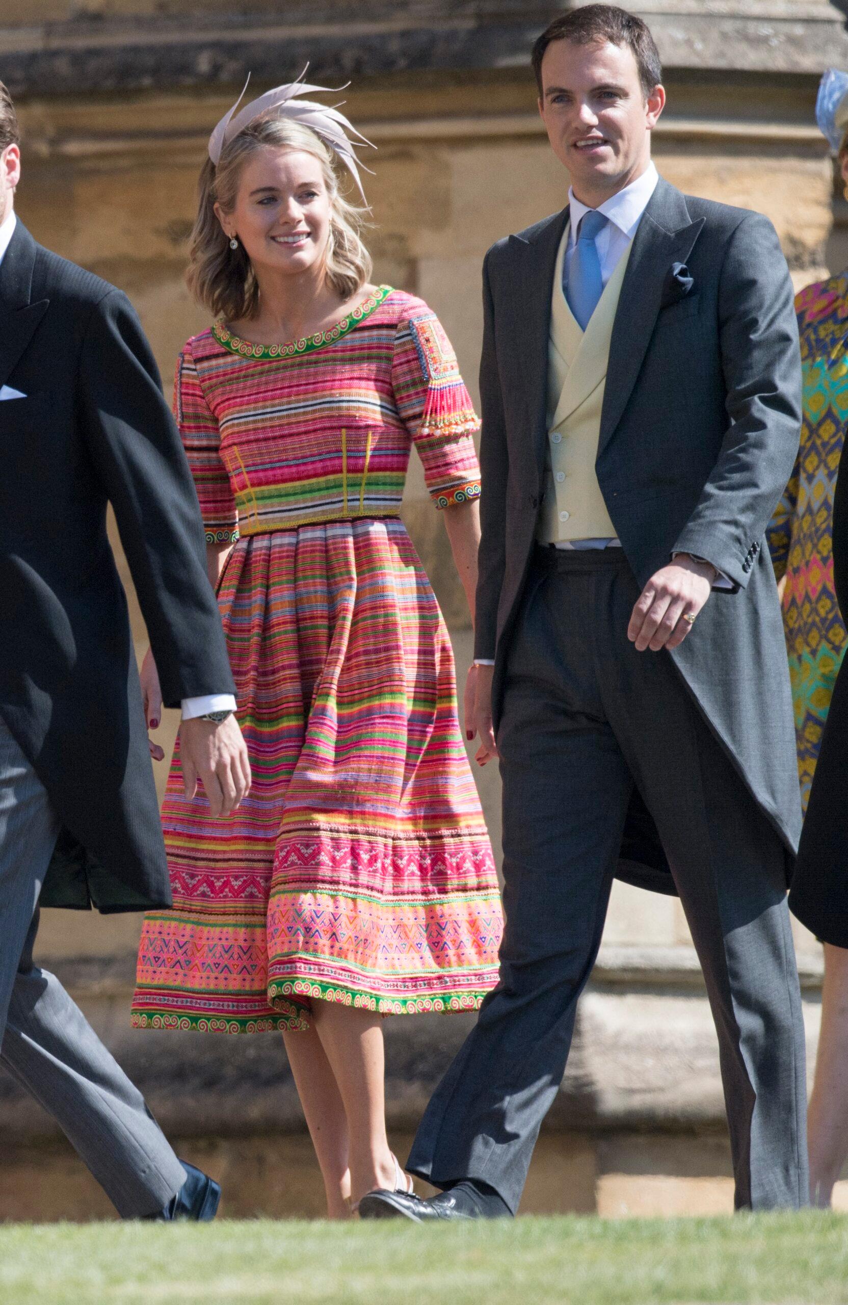 Cressida Bonas arrive to St. George's for the Royal Wedding of Prince Harry and Meghan Markle